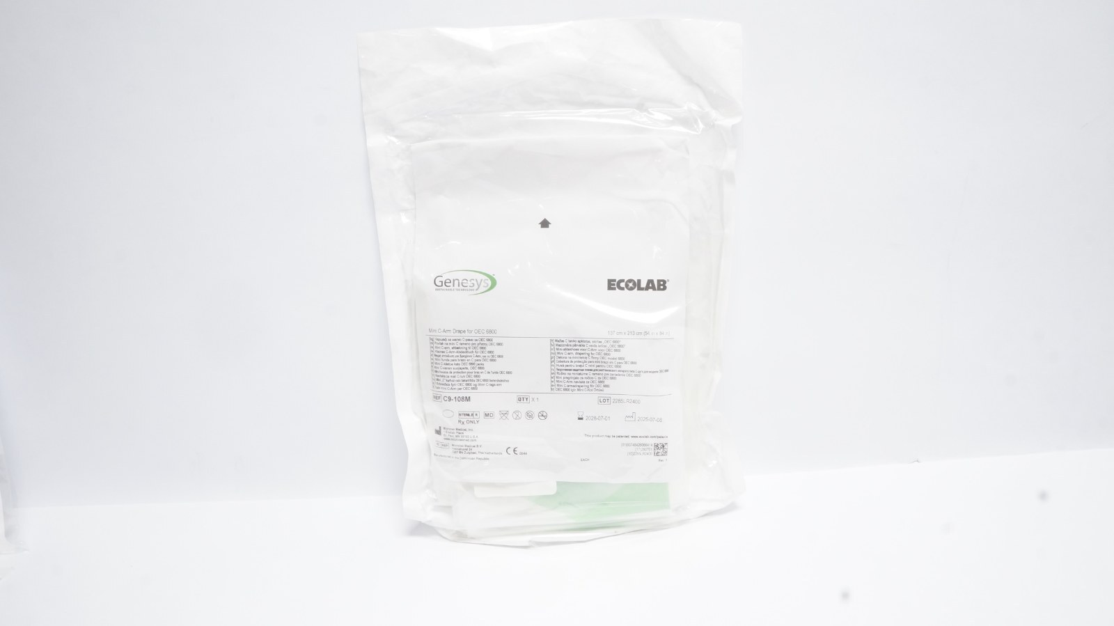 Ecolab C9-108M Mini C-Arm Drape for OEC 6800 137x213cm