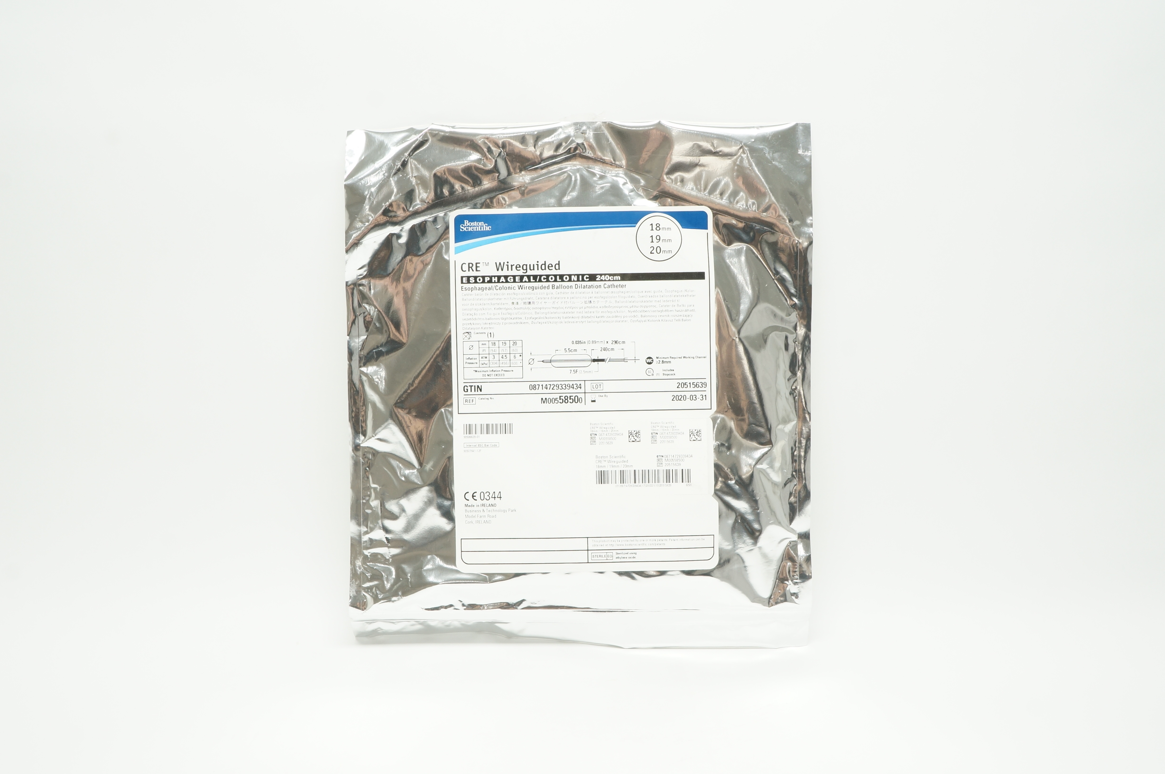 Boston Scientific 5850 CRE Wireguided Esophageal/Colonic 18mm x 19mm x 20mm (x)