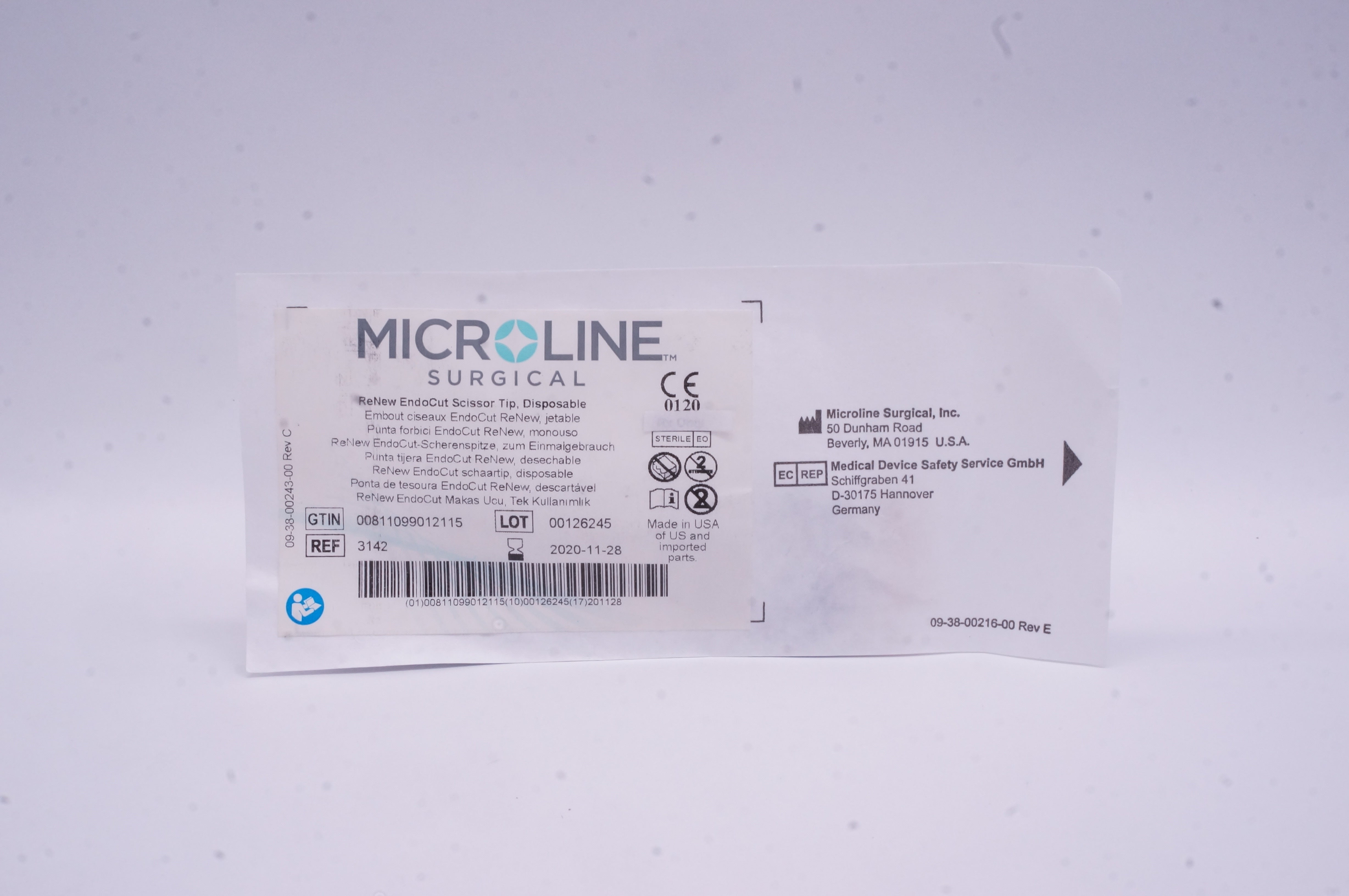 Microline Surgical 3142-01 ReNew EndoCut Scissor Tip (x)