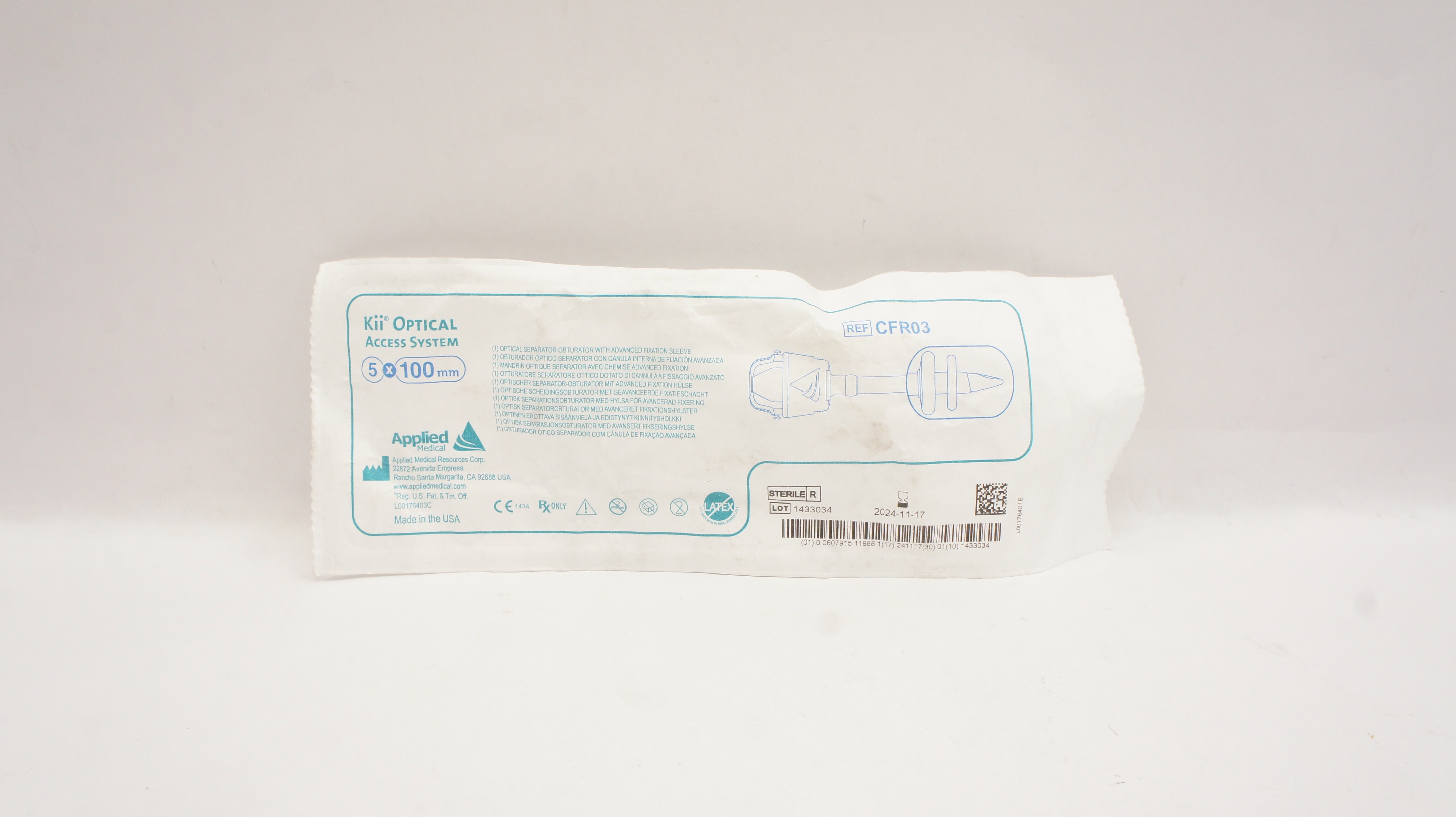 Applied Medical CFR03 Kii Optical Access System 5 x 100mm