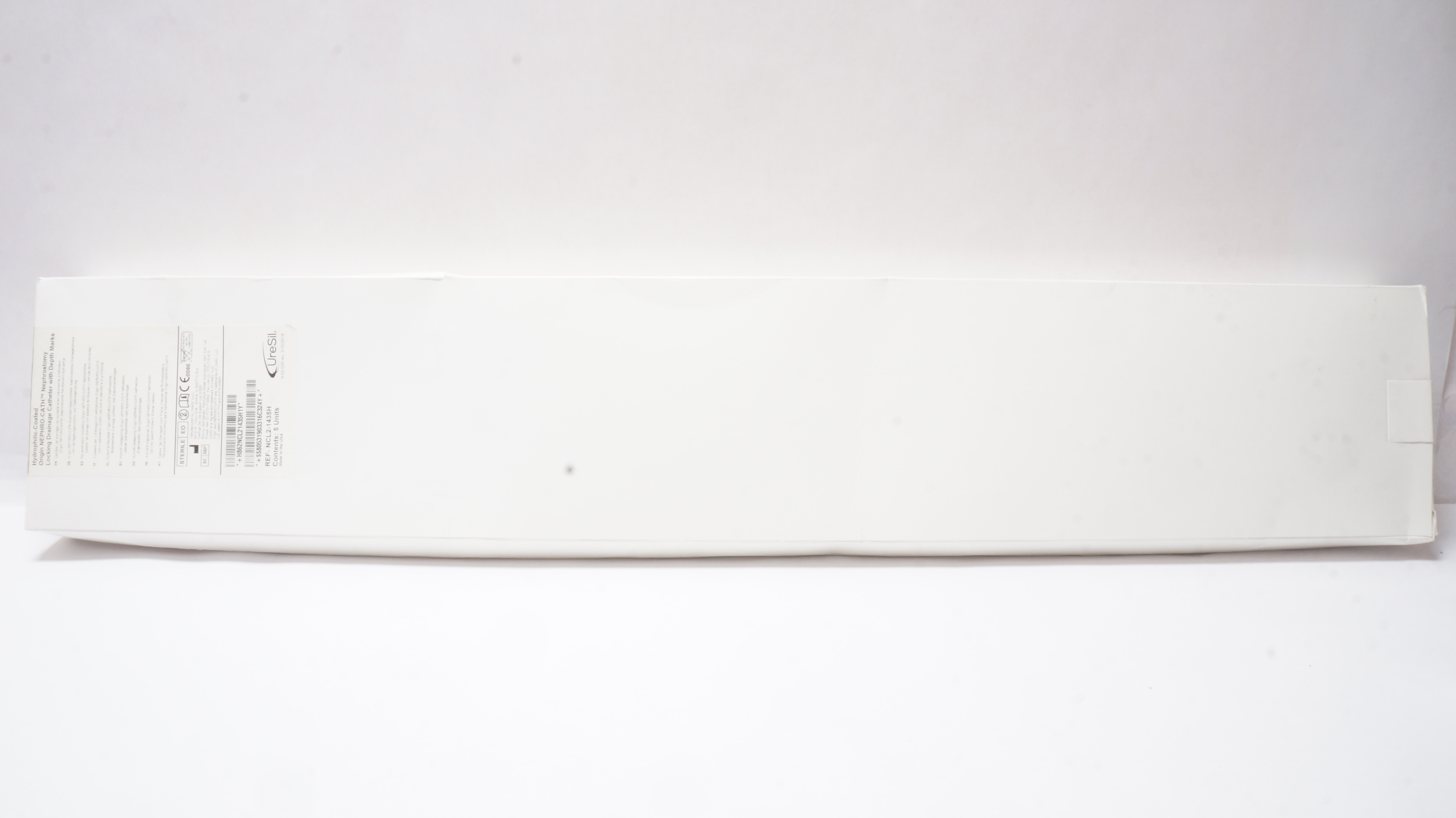 UreSil NCL2-1435H Hydrophilic-Coated Origin Nephrostomy Cath. 14F (x) - Box of 5