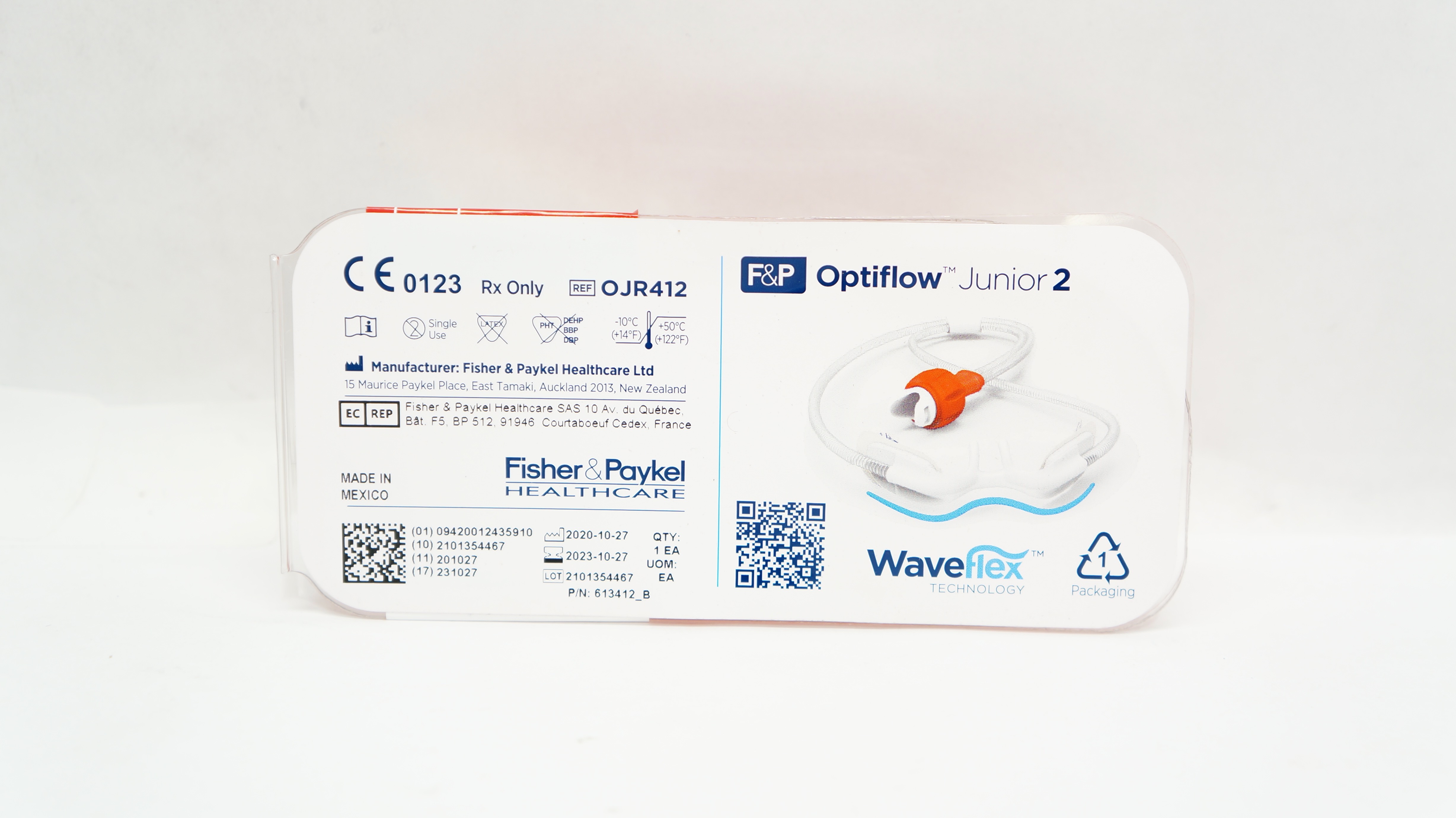 Fisher&Paykel Healthcare Optiflow OJR412 Nasal Cannula Junior 2
