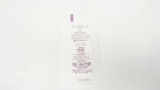 Medline NON250318 Medi-Strips Reinforced Wound Closures 1/8 x 3inch - Pack of 5