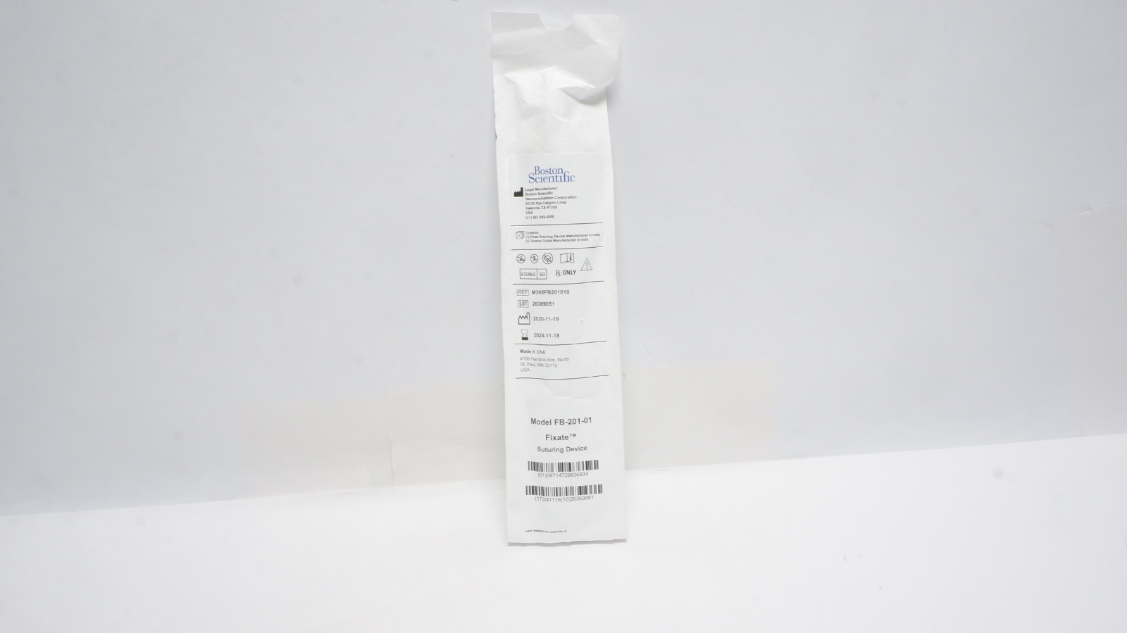 Boston Scientific M365FB201010 Fixate Suturing Device