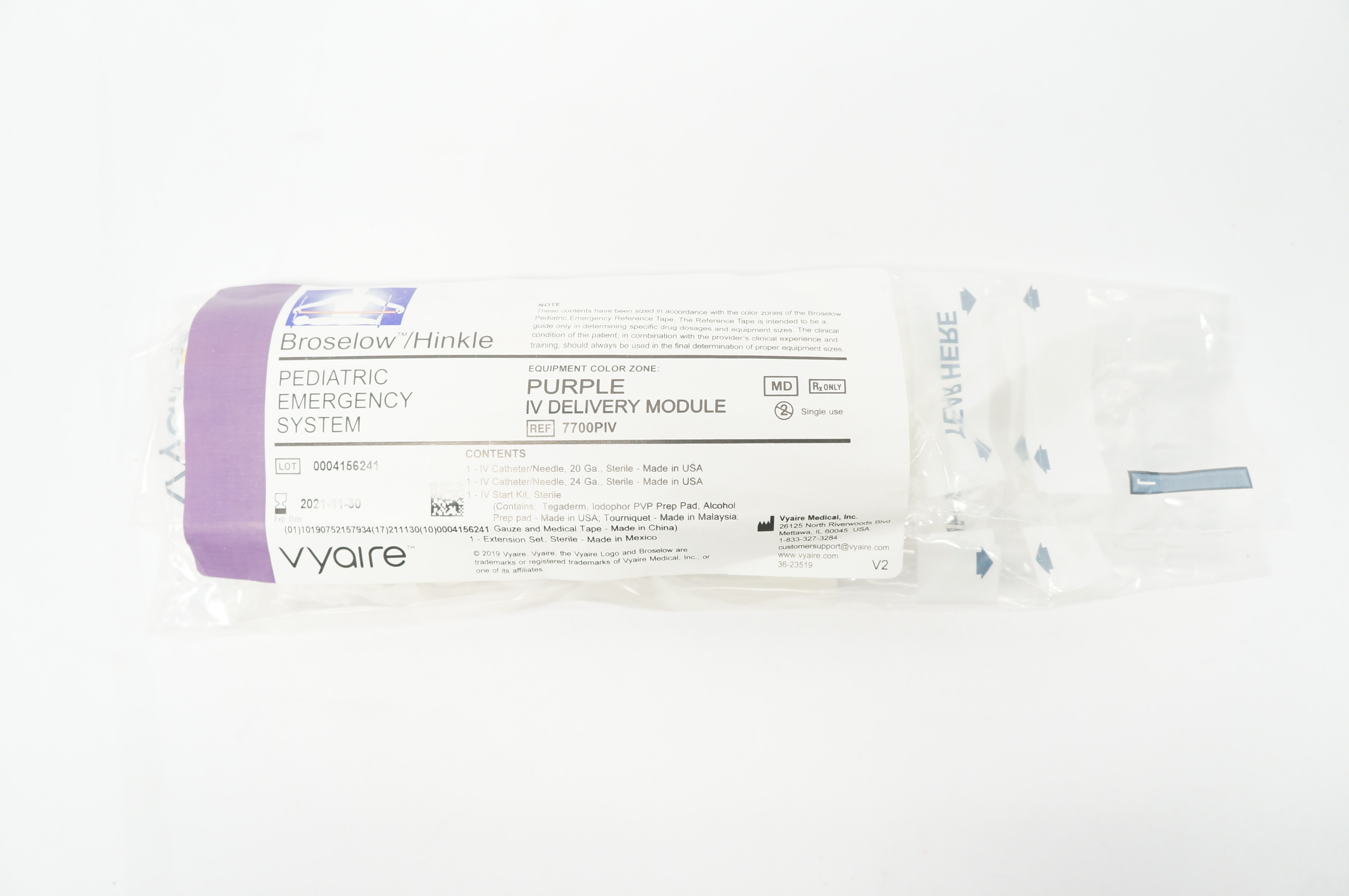 Vyaire 7700PIV Broselow/Hinkle Pediatric Emergency System (x)