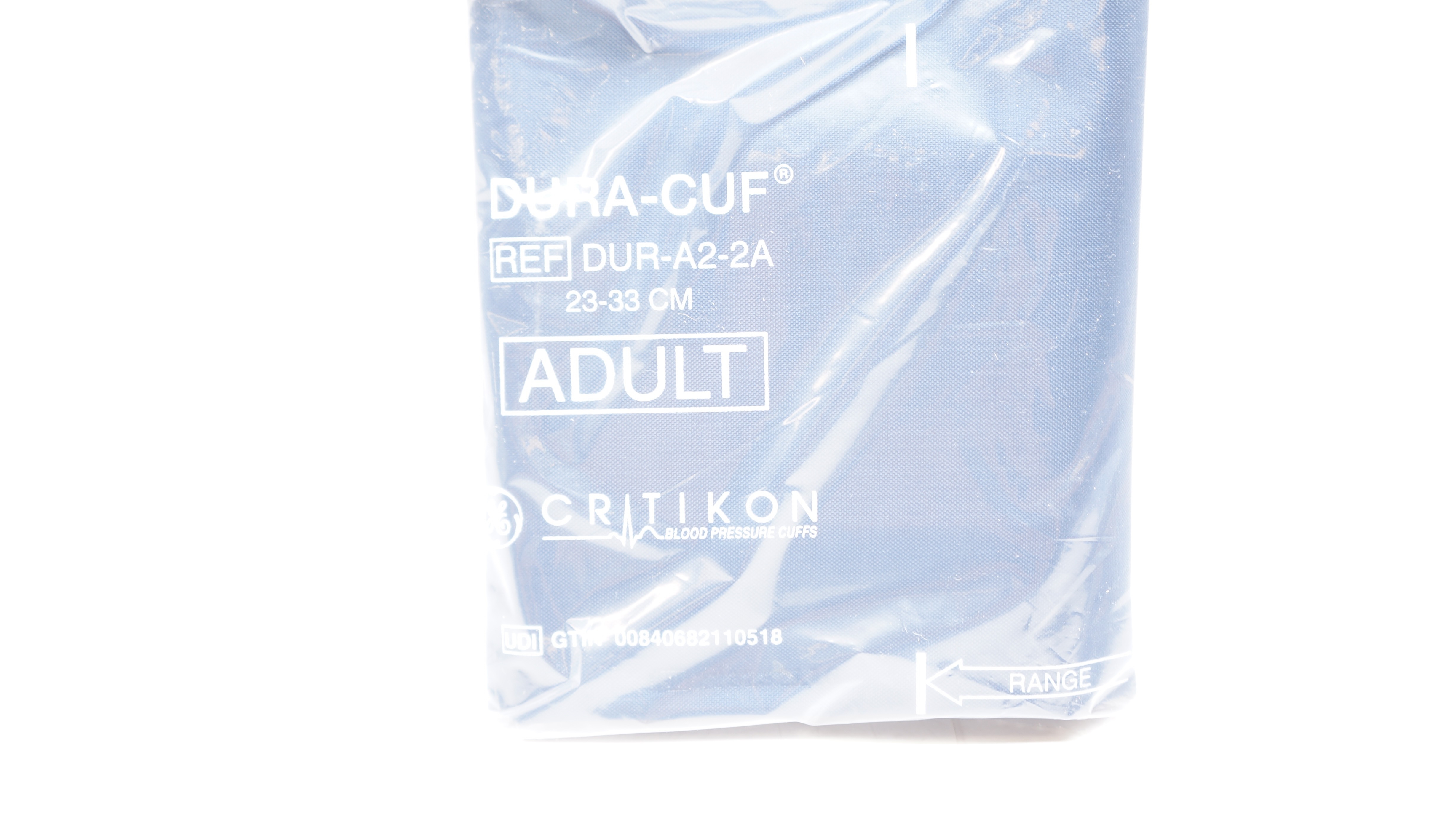 GE Medical DUR-A2-2A Dura-Cuf Critikon Blood Pressure Cuffs Adult 23-33cm