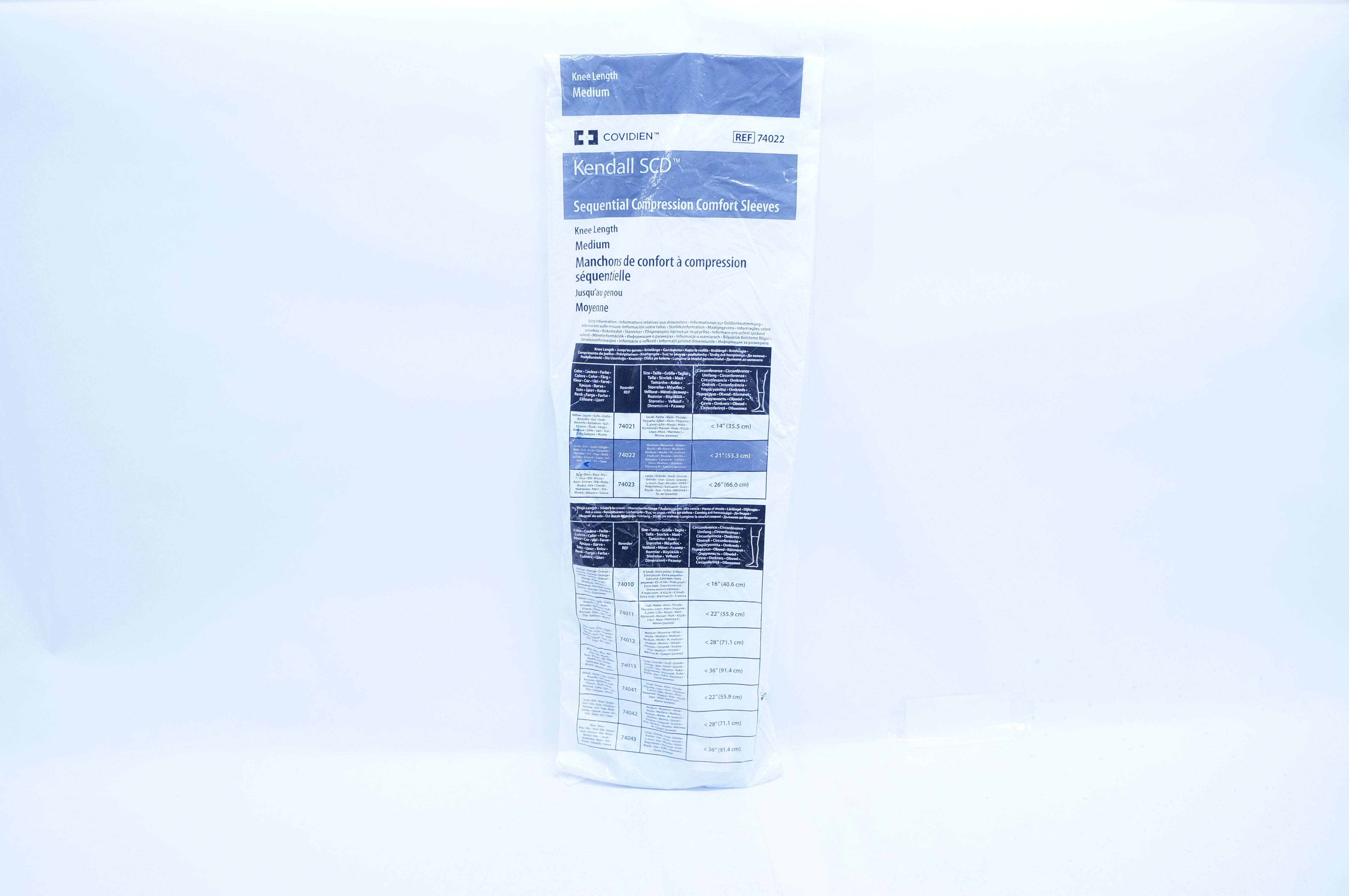 Covidien 74022 Kendall SCD Sequential Compression Comfort Sleeves, M < 21in. (x)