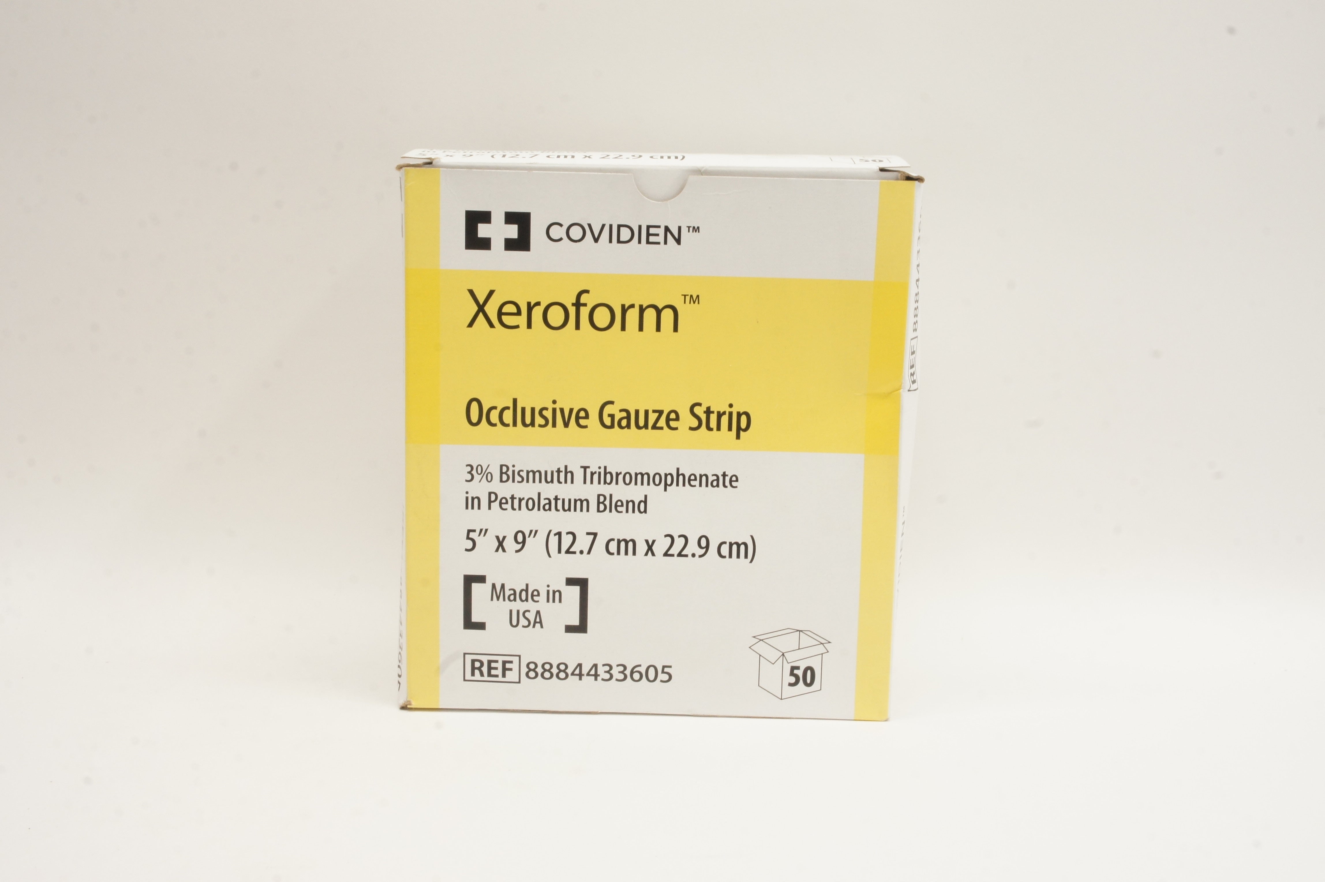 Covidien 8884433605 Xeroform Occlusive Gauze Strip 5in. x 9in - Box of 41 (x)