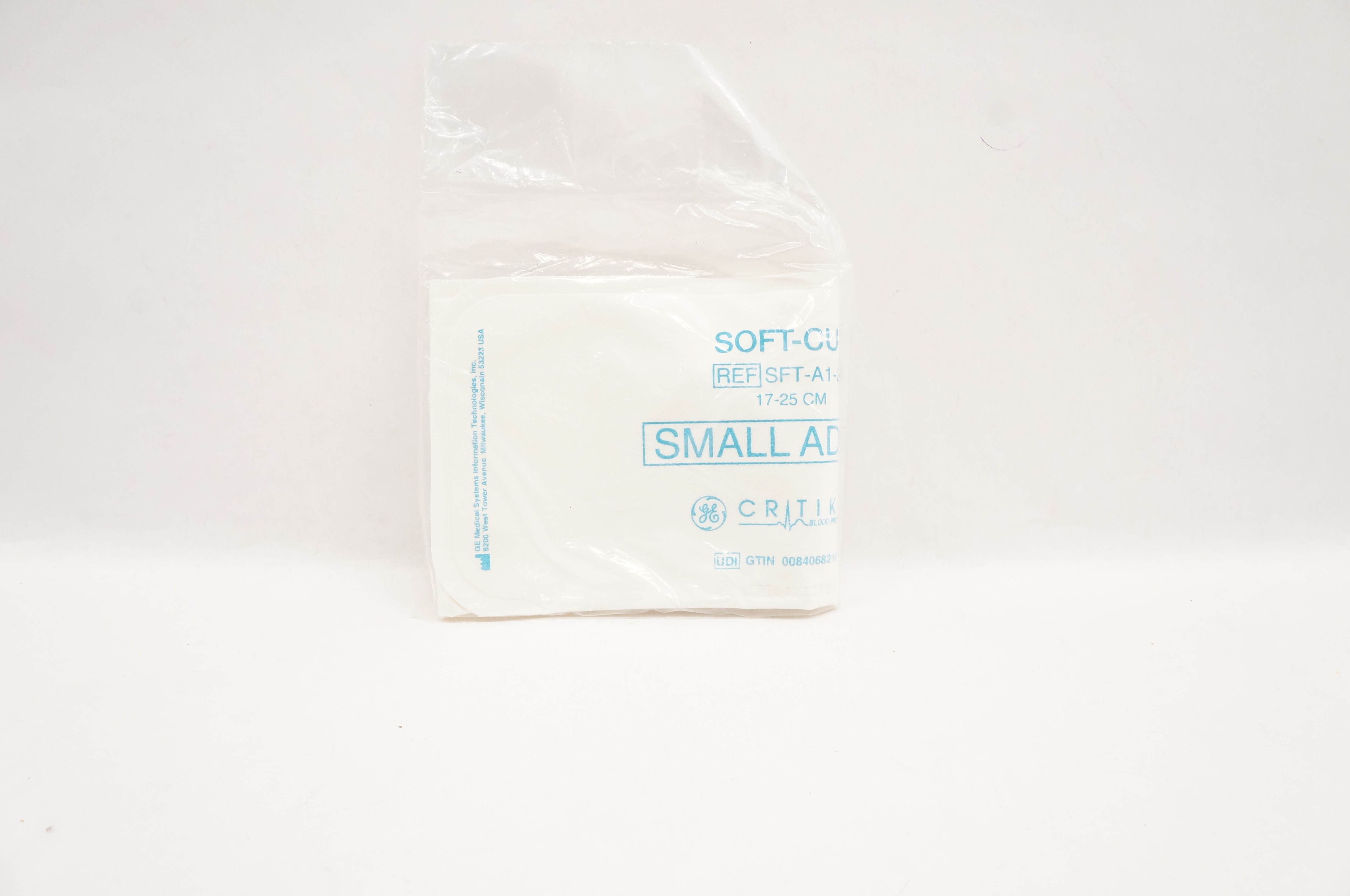 GE SFT-A1-2A-L Critikon Soft-Cuf Blood Pressure Cuffs Small Adult Long 17- 25cm