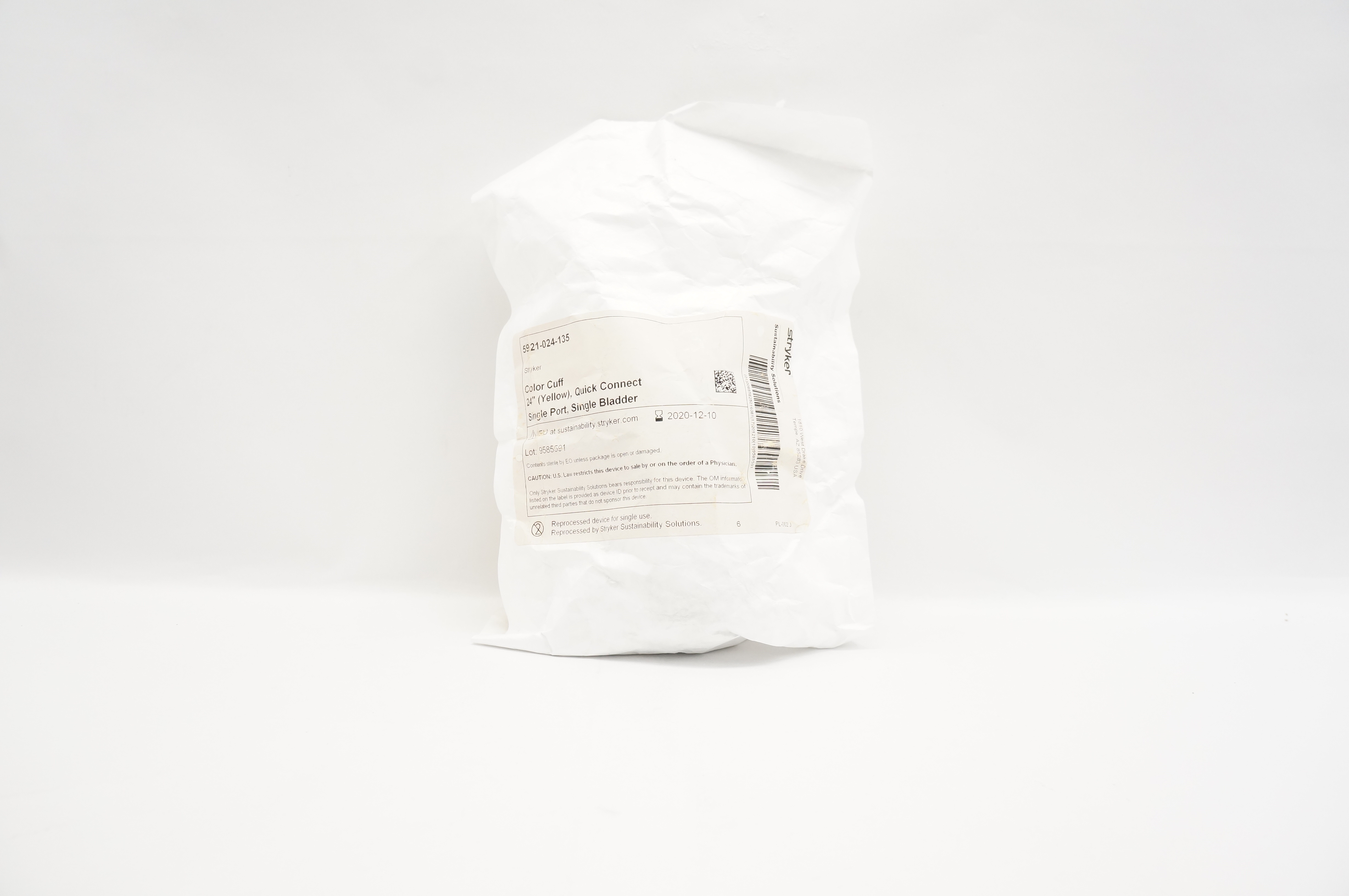 Stryker 5921-024-135 Color Cuff Disposable Tourniquet Cuff 24.0 x 4.0 inch (x)