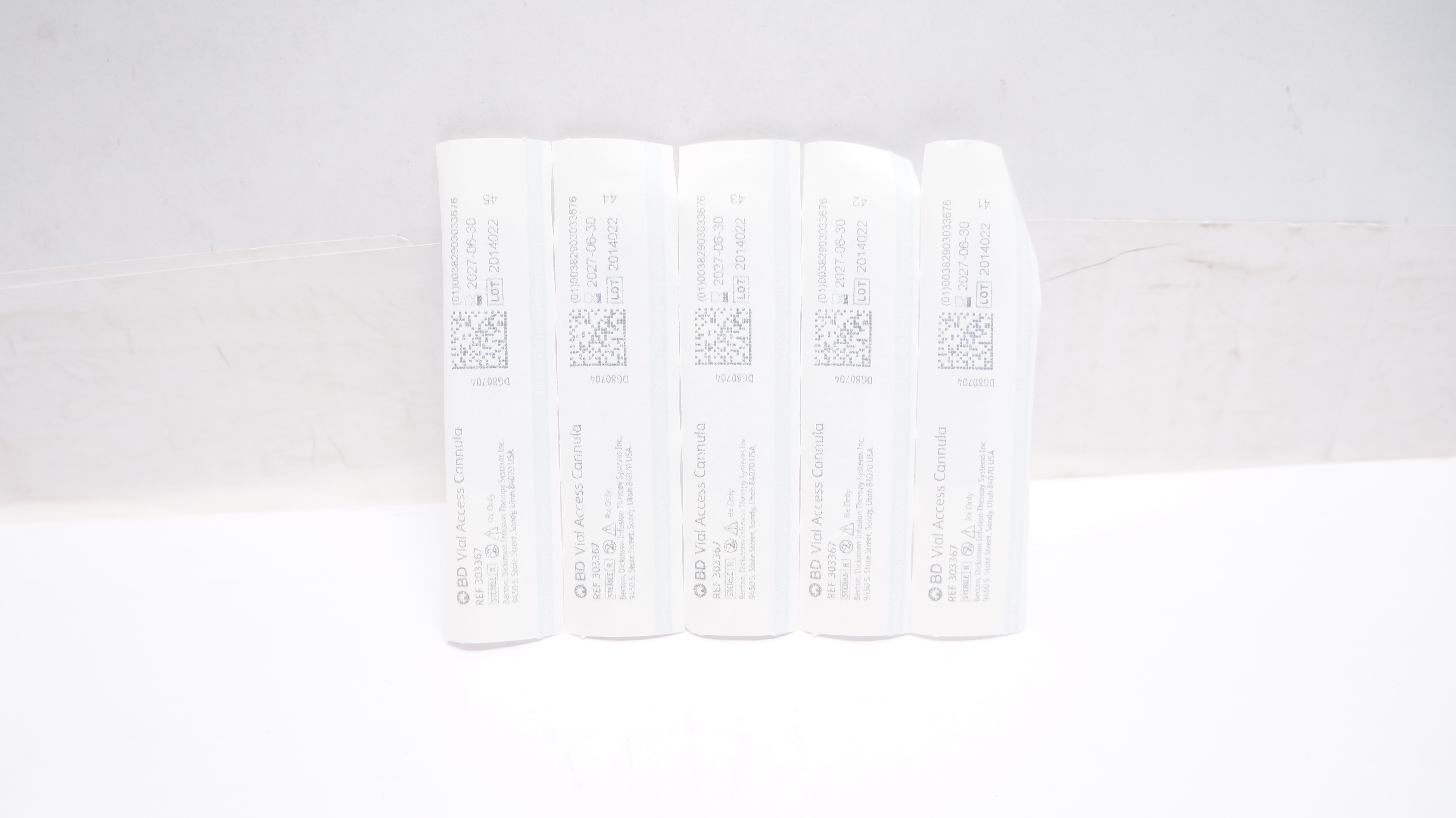 BD 303367 Vial Access Cannula - 5 Packs