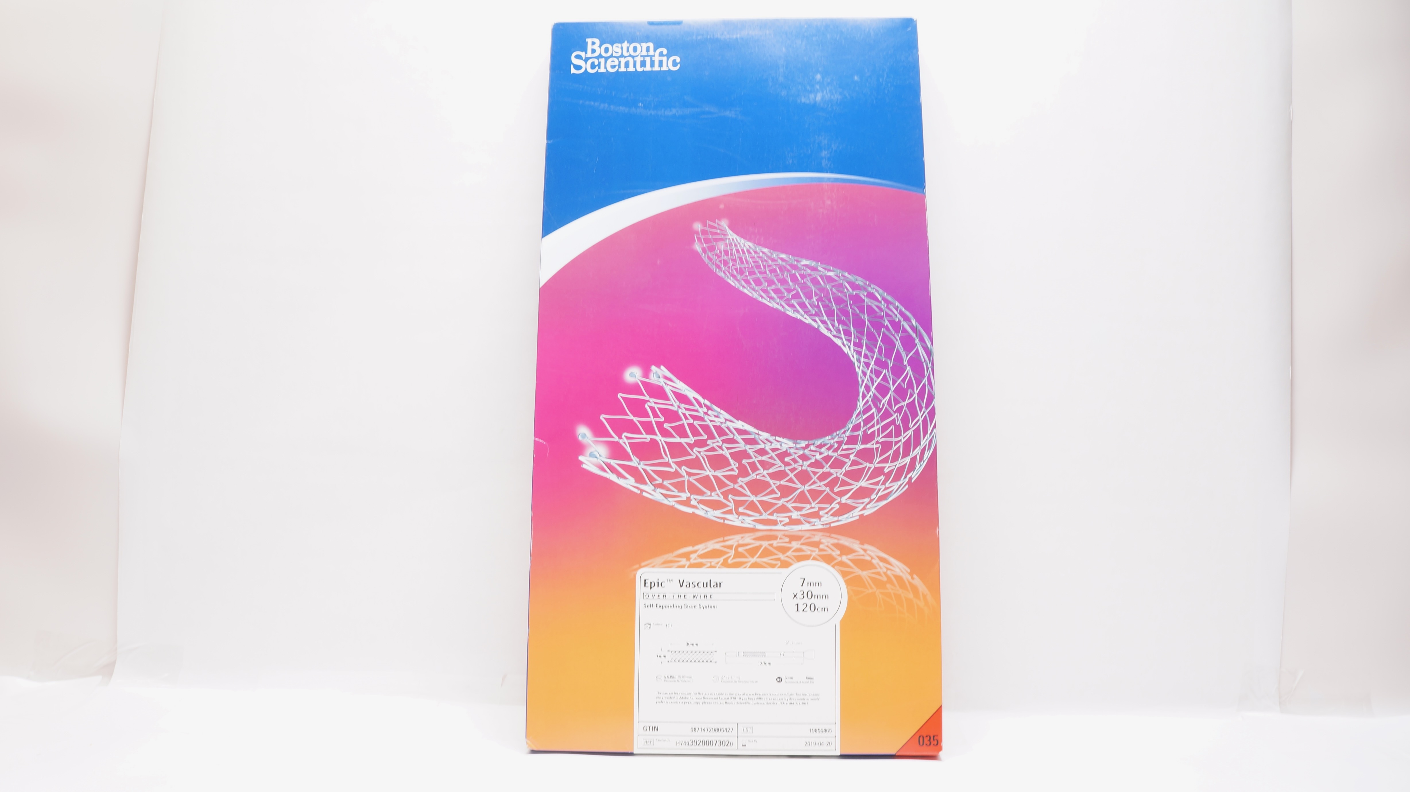 Boston Scientific H74939200073020 Epic Stnt System 7mm x 30mm x 120cm (x)