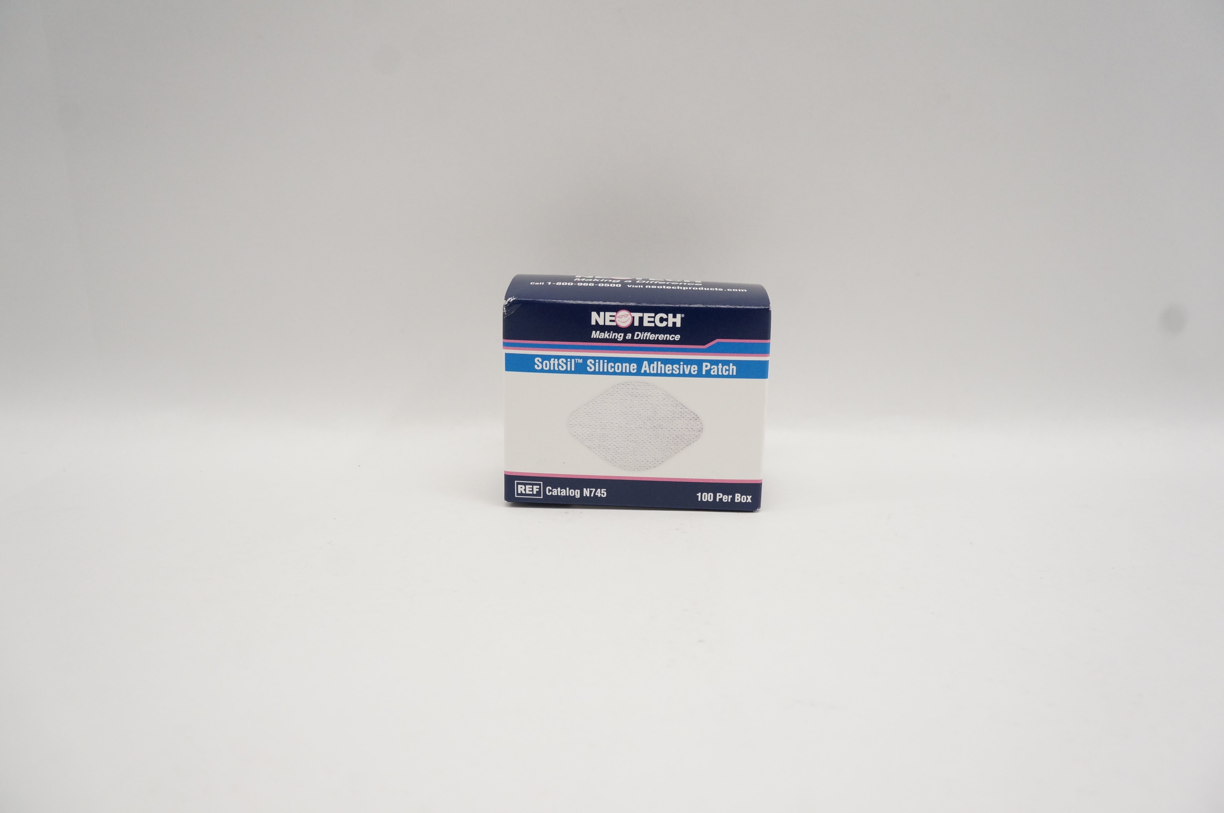 Neotech N745 SoftSil Silicone Adhesive Patch - Box of 100 (x)
