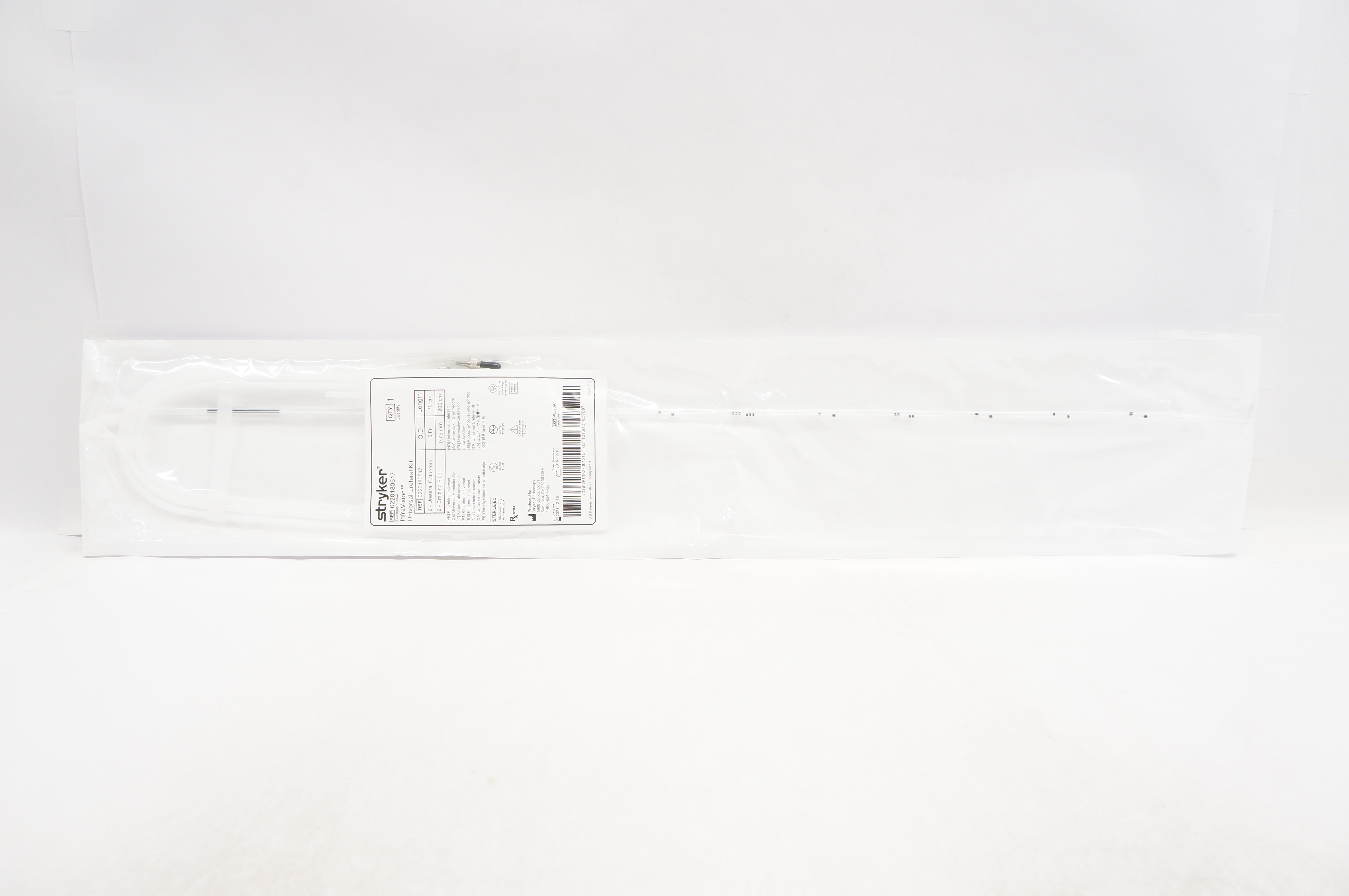 Stryker 0220180517 Universal Ureteral Kit 6Fr x 70cm 0.75mm x 200cm (x)