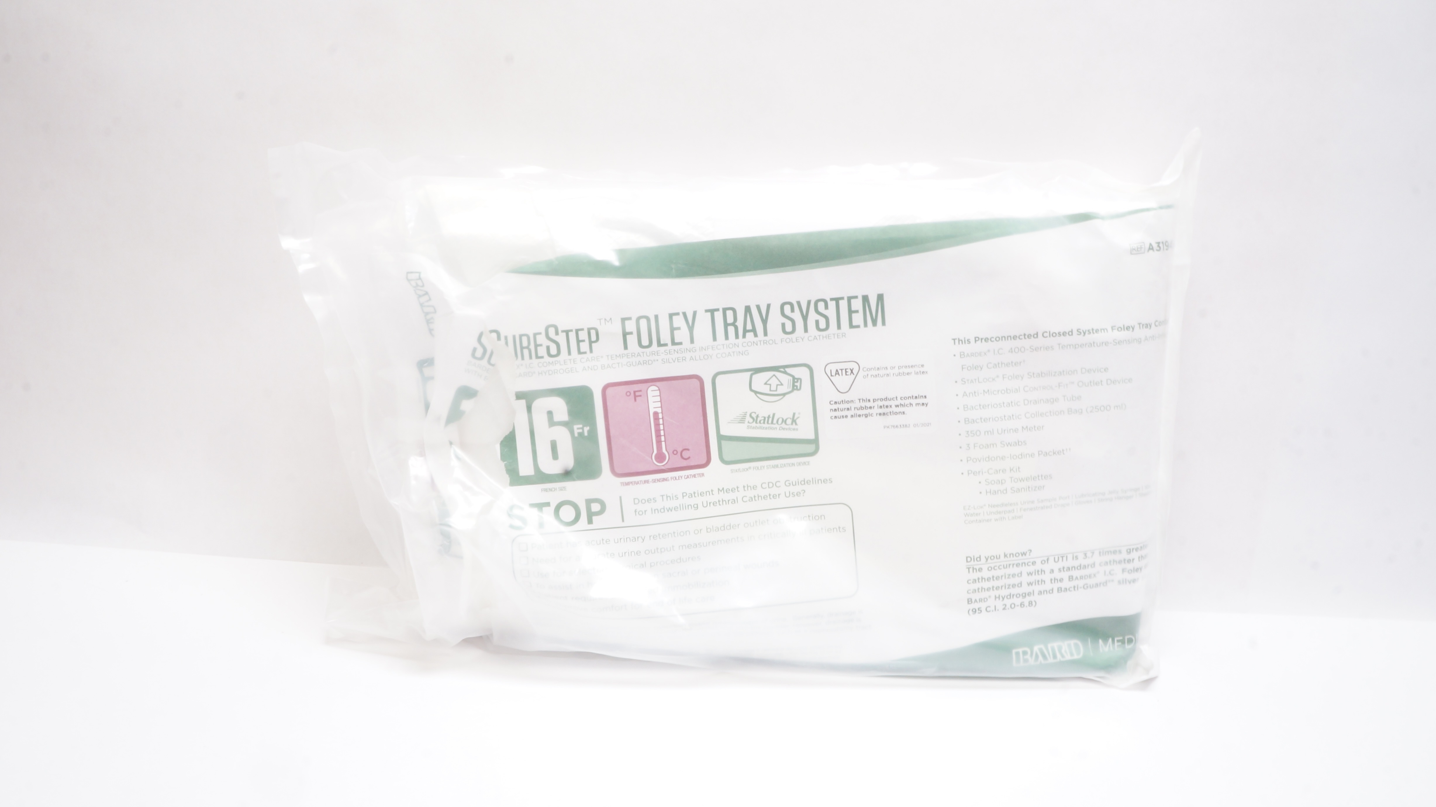 Bard A319416AM SureStep Foley Tray System 16Fr.