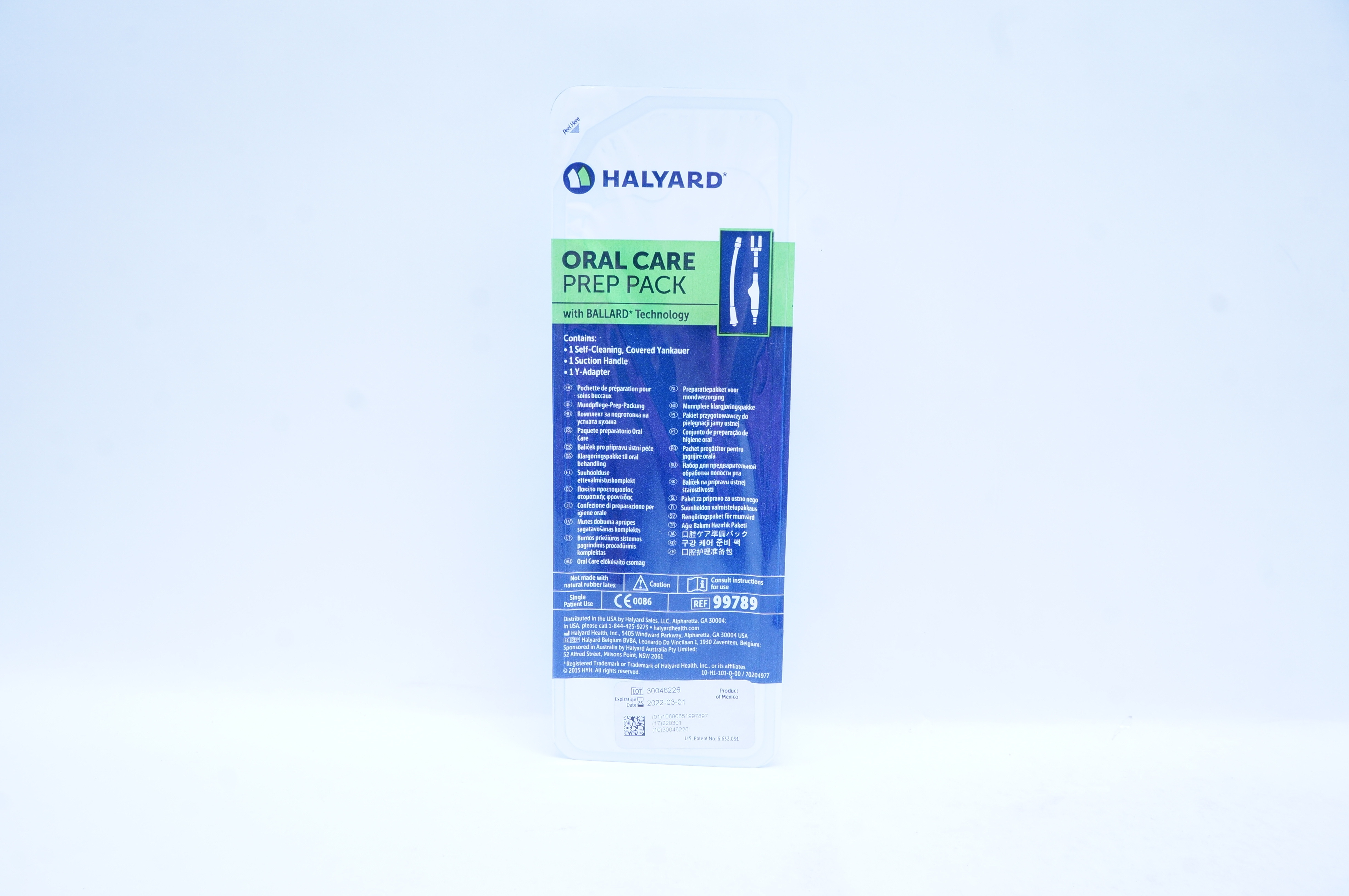 Halyard 99789 Oral Care Prep Pack with Ballard Technology