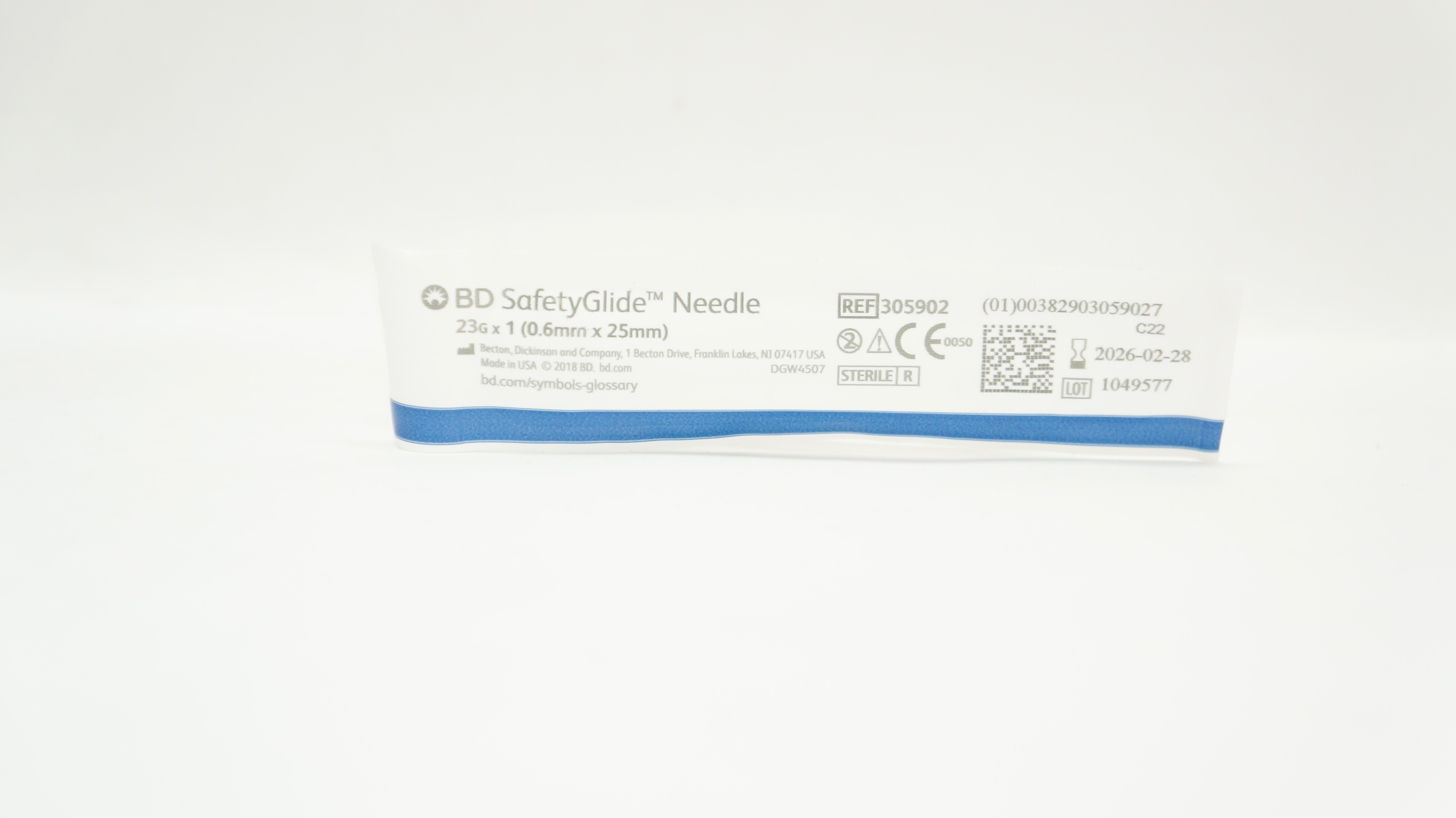 BD 305902 SafetyGlide Ndle 23G x 1inch