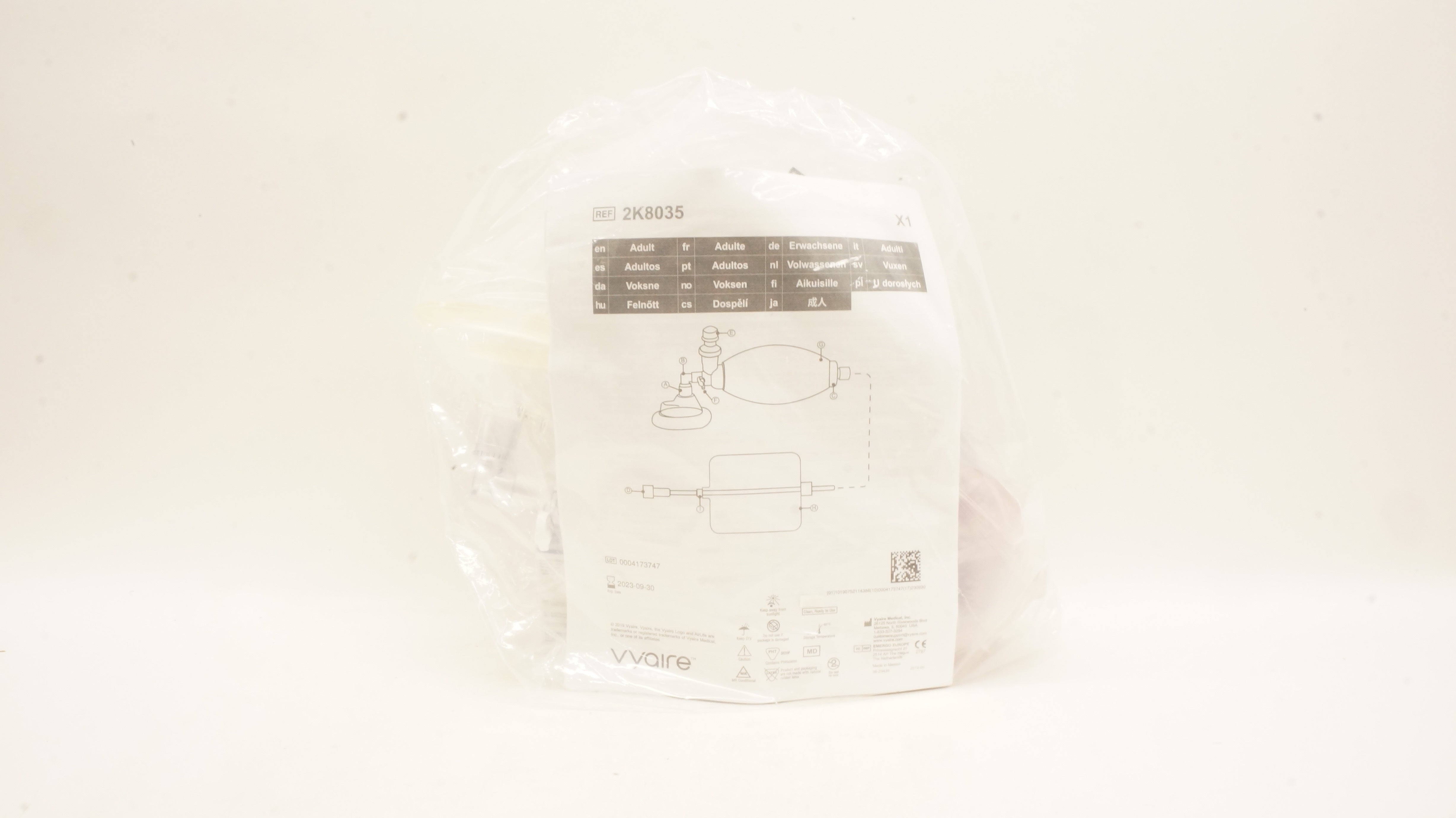 Vyaire 2K8035 AirLife Lange SeeBreath CO2 Detector