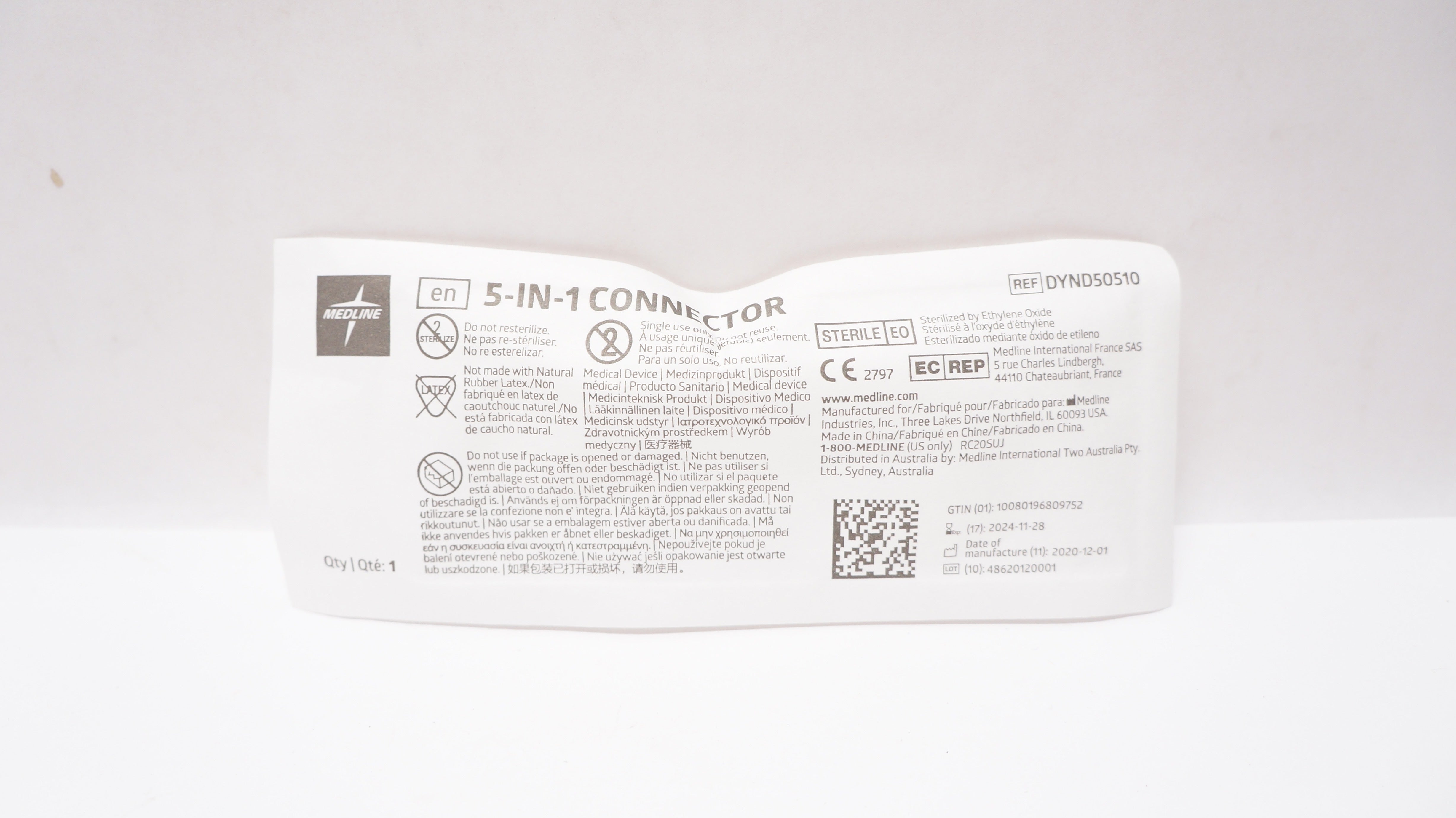 Medline DYND50510 5-in-1 Connector