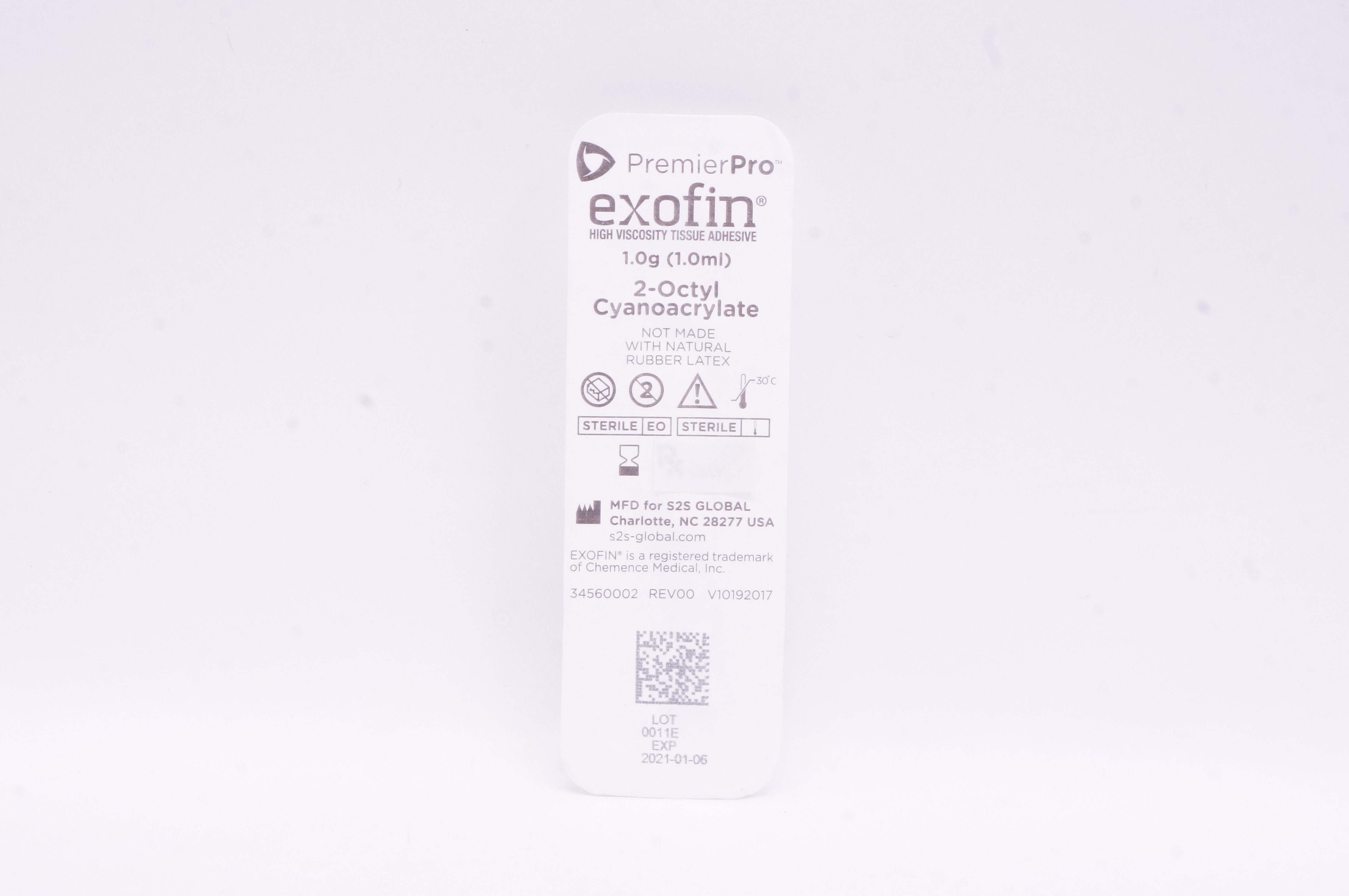 Chemence Exofin High Viscosity Tissue Adhesive 1.0ml 2-Octyl Cyanoacrylate (x)
