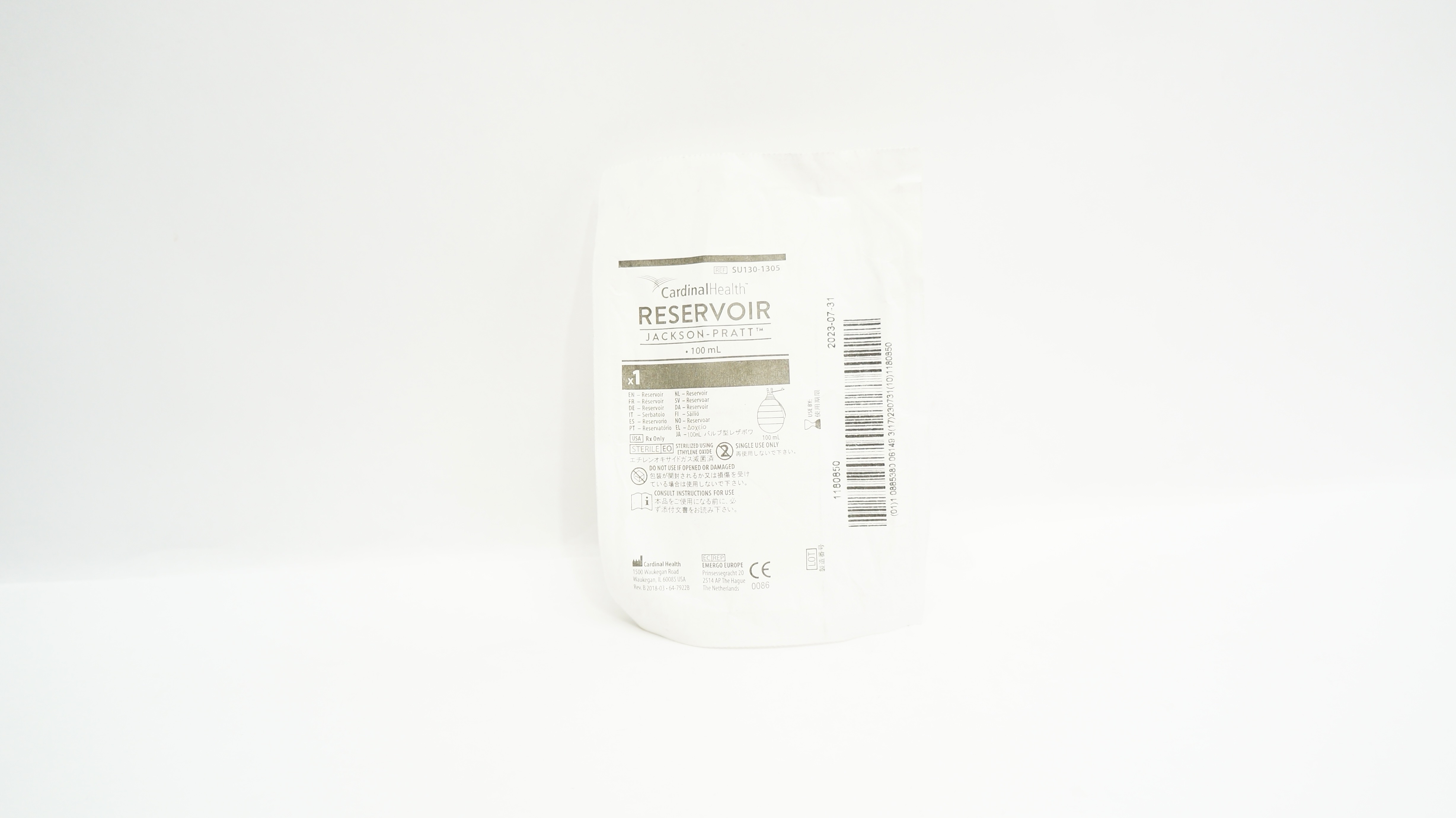 Cardinal Health SU130-1305 Jackson-Pratt Reservoir 100mL (x)