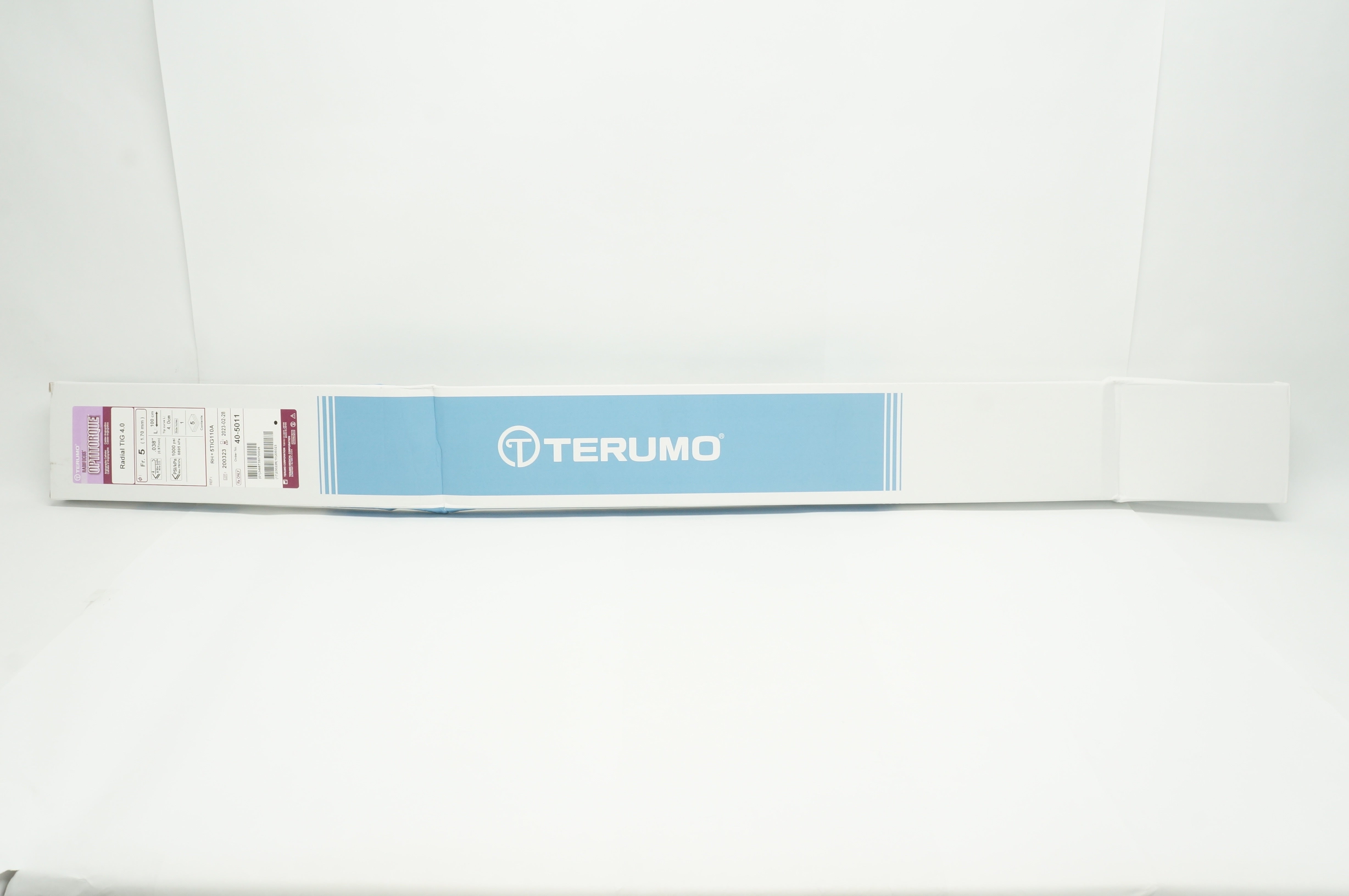 Terumo 40-5011 Optitorque Angiograthic Cath. TIG 4.0 5Fr. x 0.038inch - Box of 5
