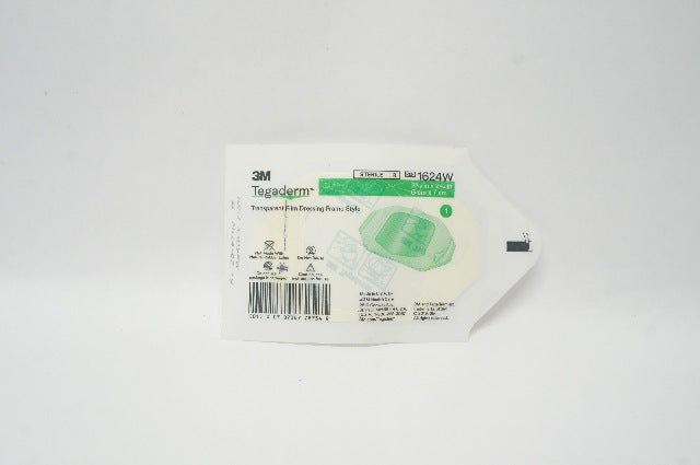 3M 1624W Tegaderm Transparent Film Dressing Frame Style 2-3/8inch x 2-3/4 inch