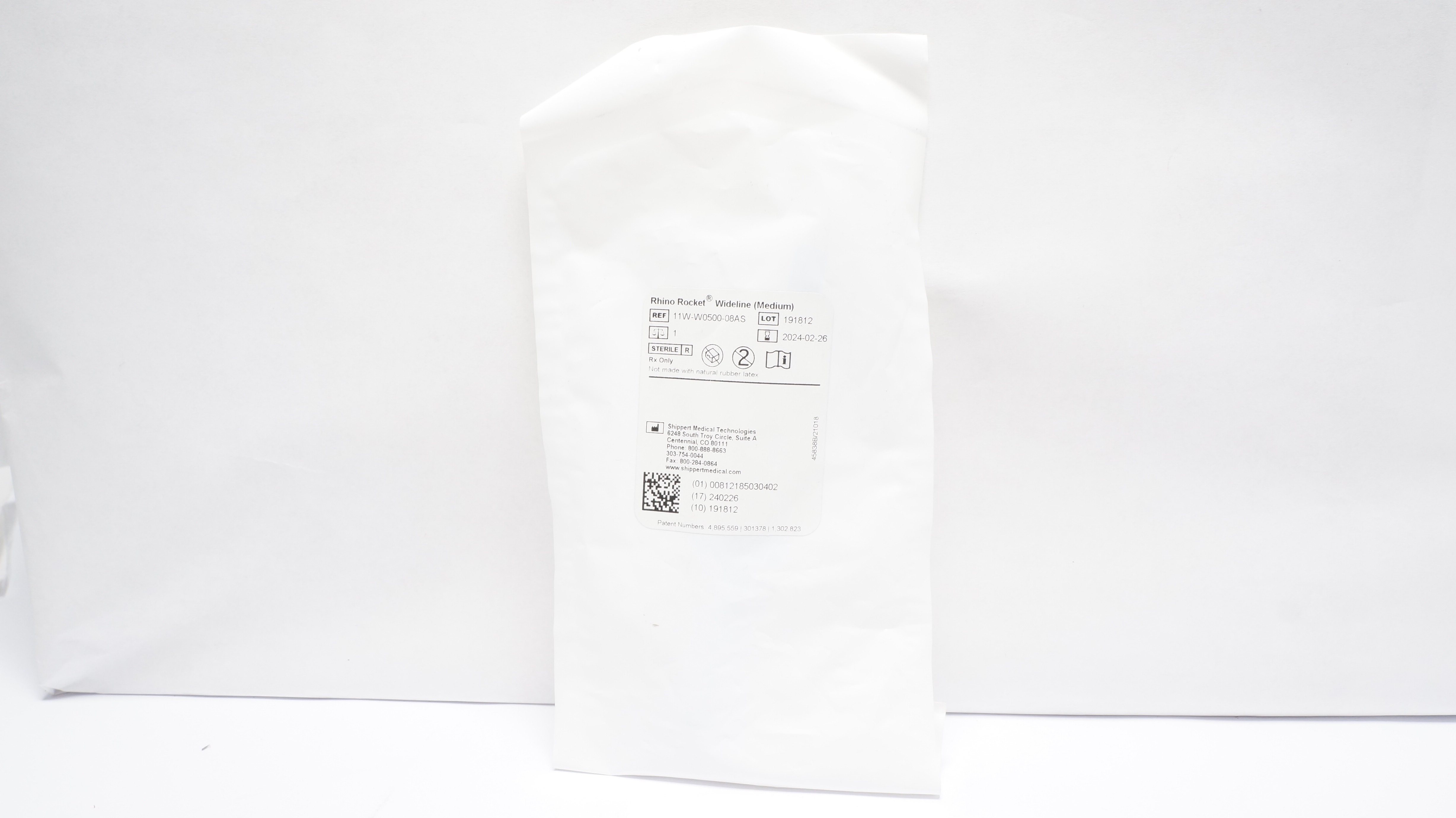 Shippert Medical 11W-W0500-08AS Rhino Rocket Wideline Medium (x)