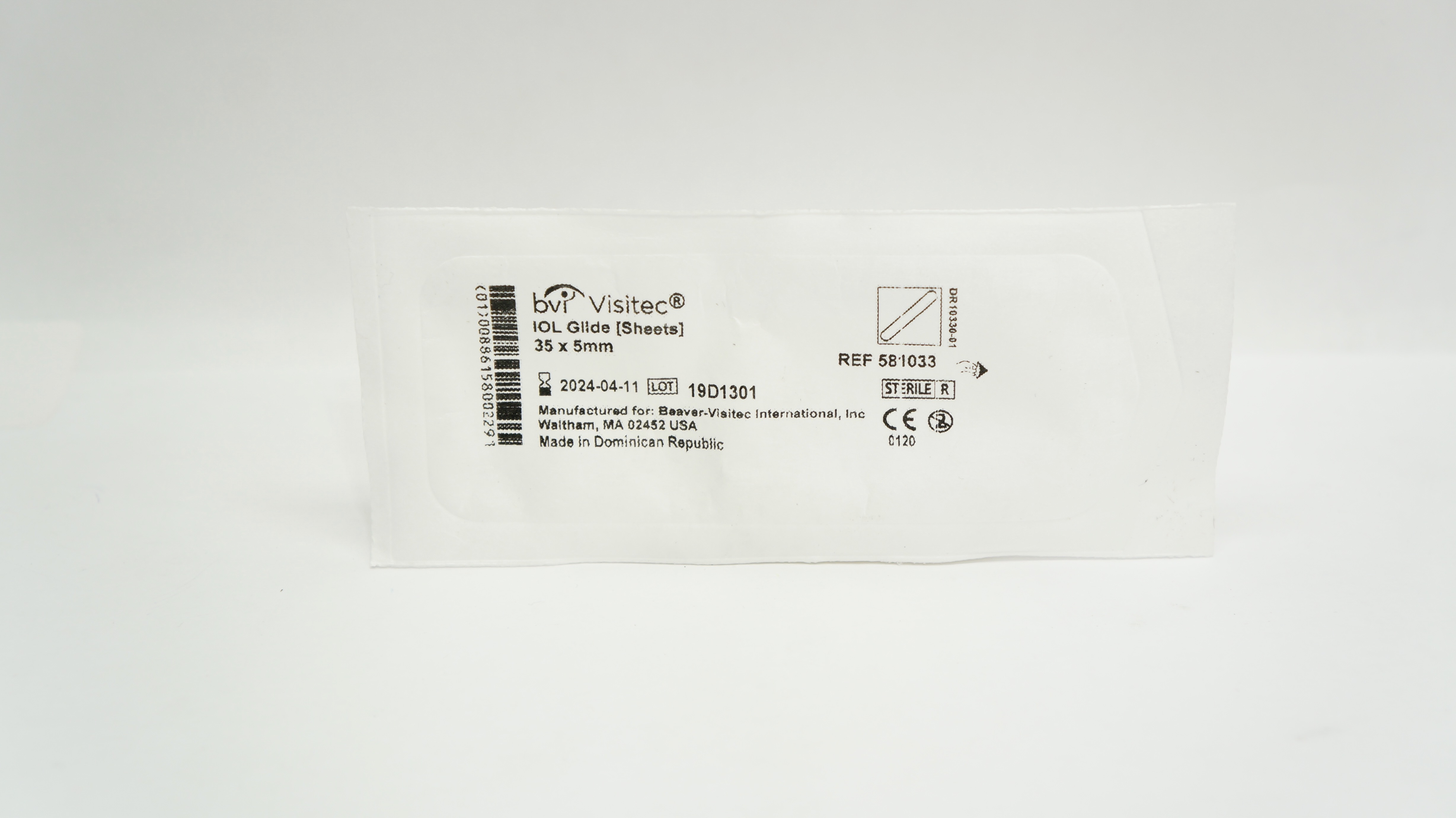 BVI 581033 Visitec IOL Glide Sheets 35 x 5mm