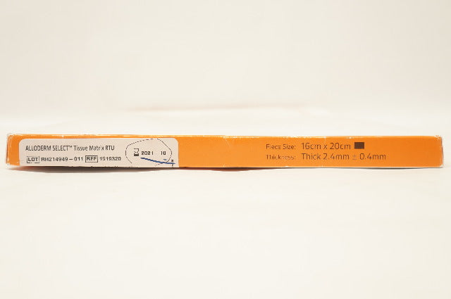 Allergan 1519320 AlloDerm Select Regenerative Tissue Matrix 16cm x 20cm (x)