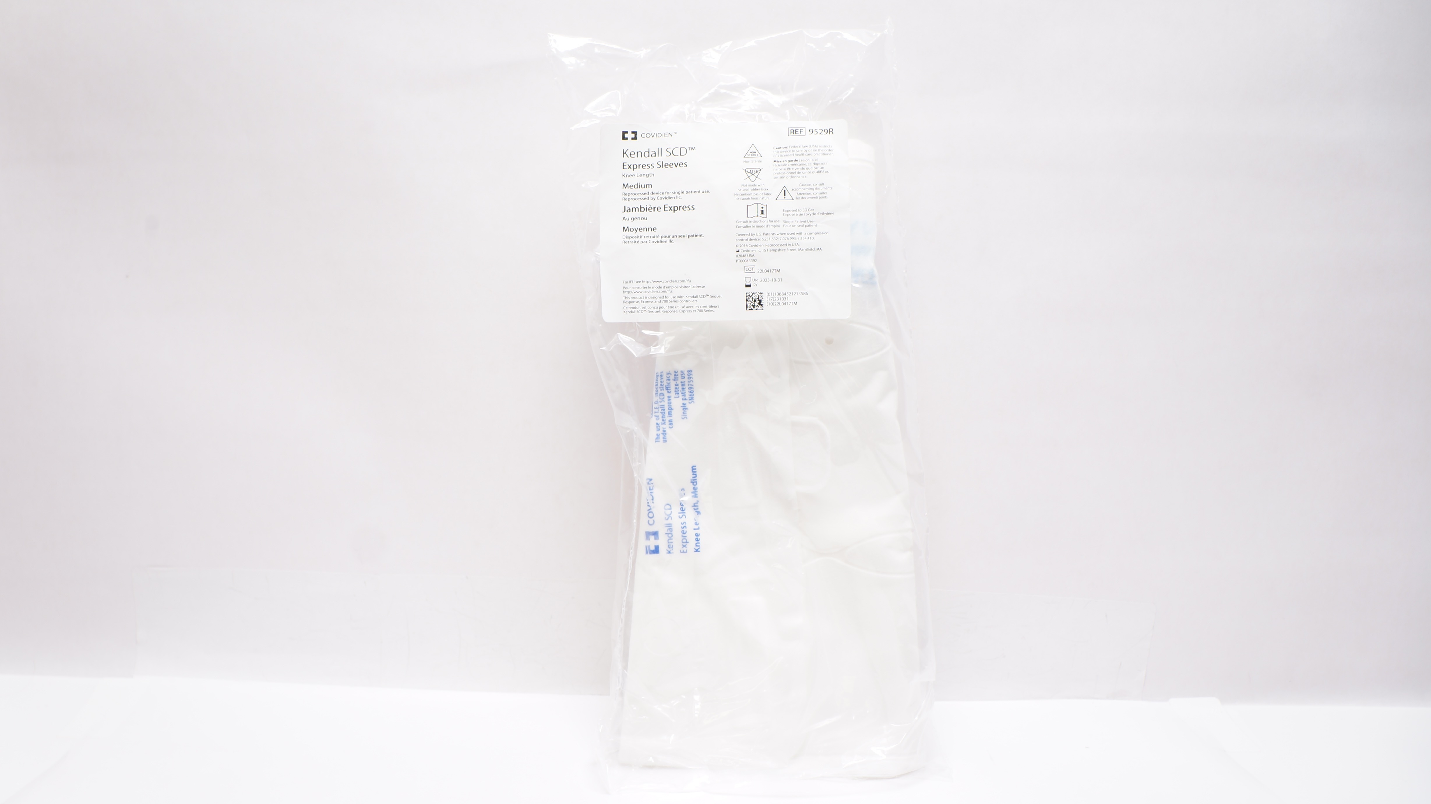 Covidien 9529R Kendall SCD Express Sleeves, Knee Length Medium (x)