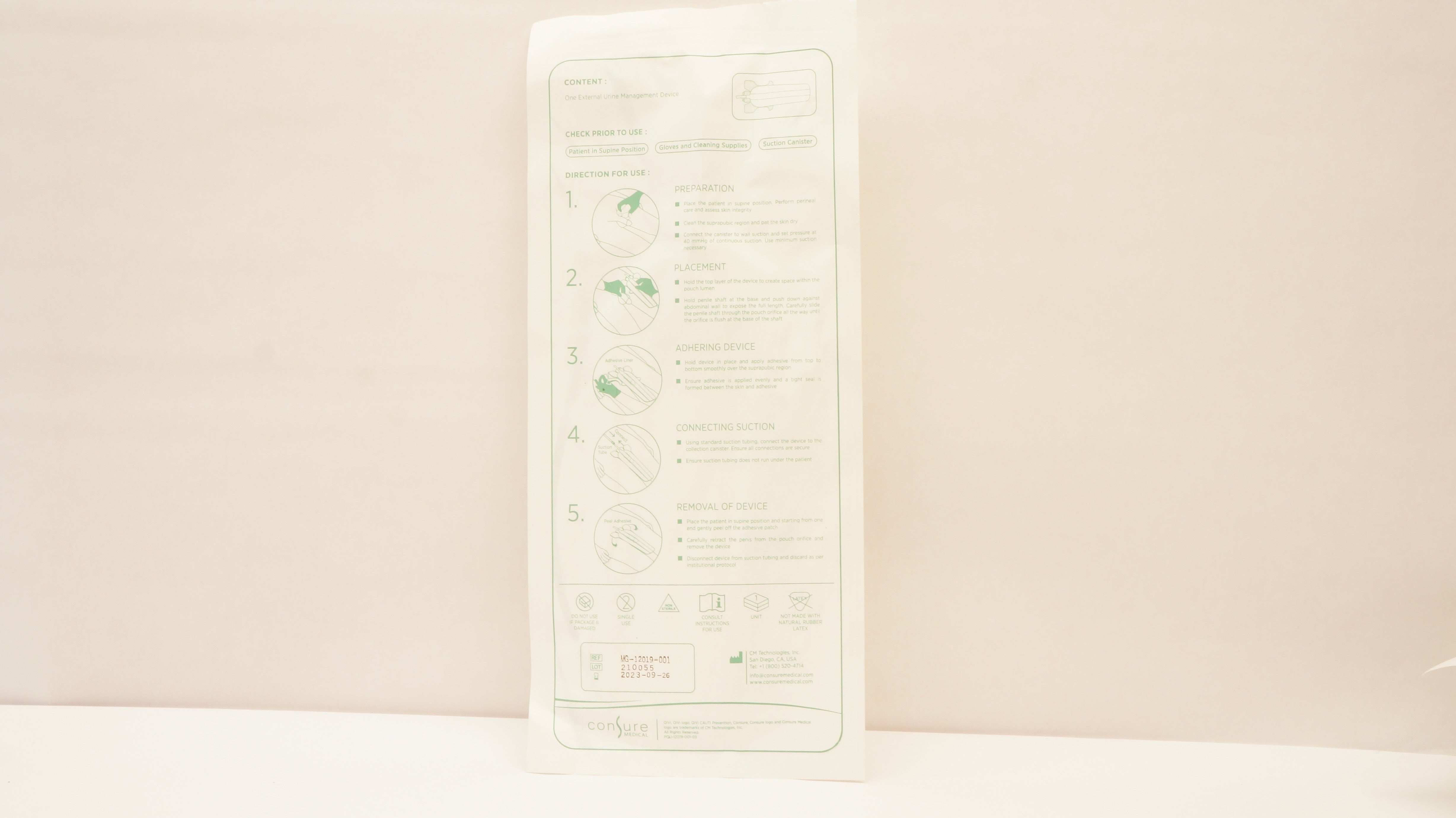 Consure Medical MG-12019-001 External Urine Management Device