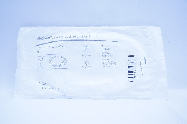 Cardinal Health N510 Medi-Vac Non-Conductive Suction Tubing 3/16in I.D. x 3.0m L