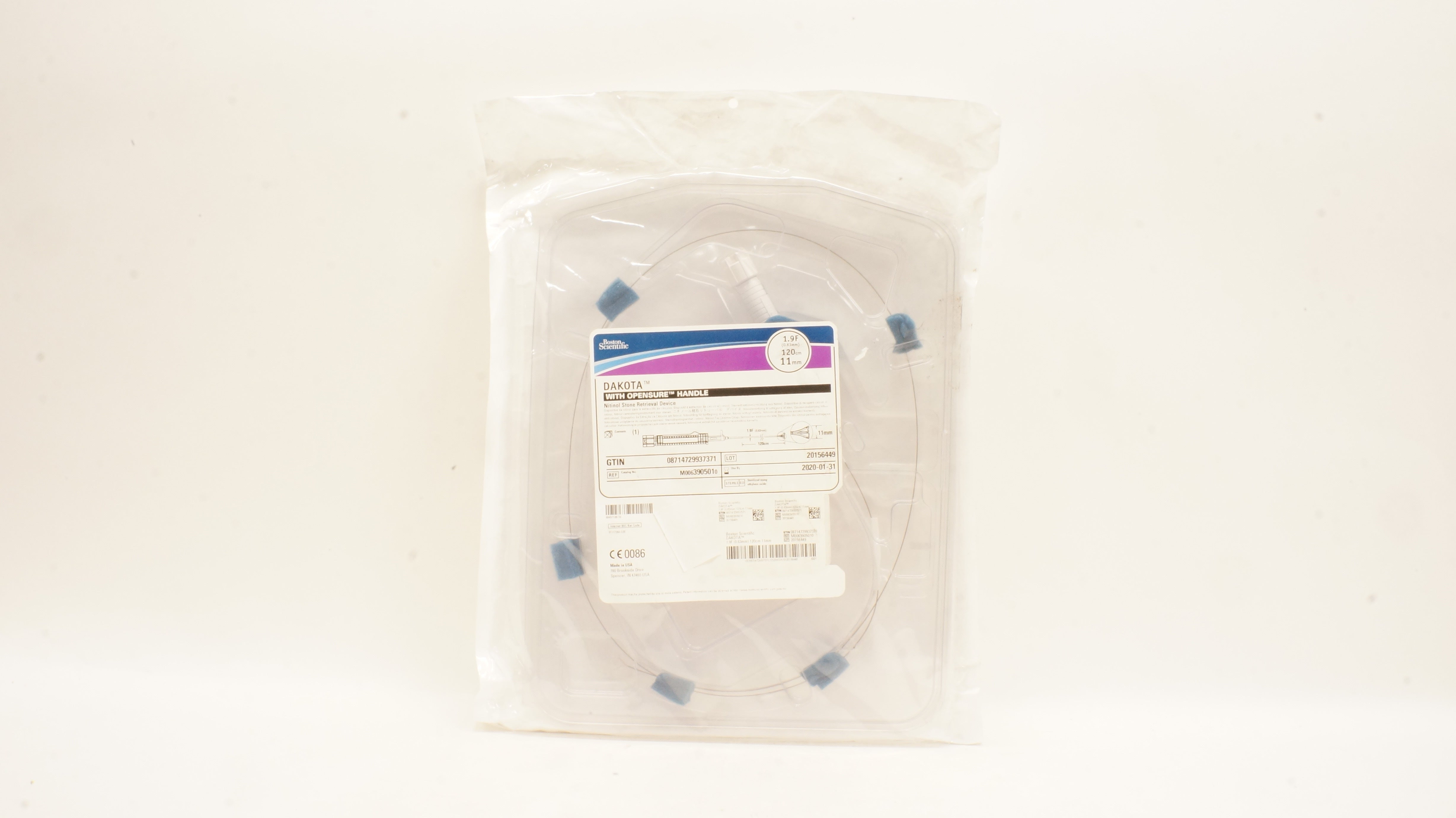 Boston Scientific 390501 Dakota Nitinol Stone Retrieval Device 1.9F (x)