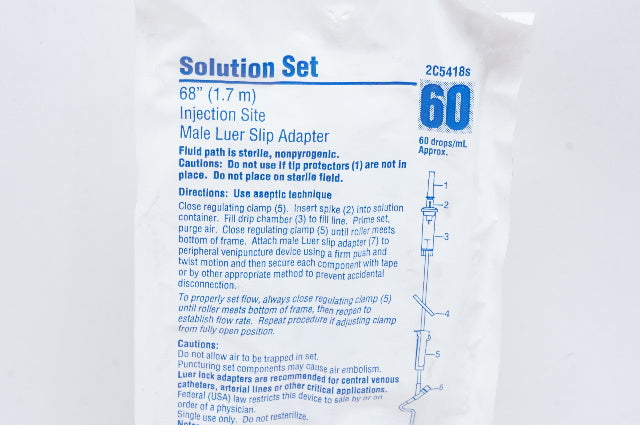 Baxter 2C5418s Solution Set 68inch, 60drops