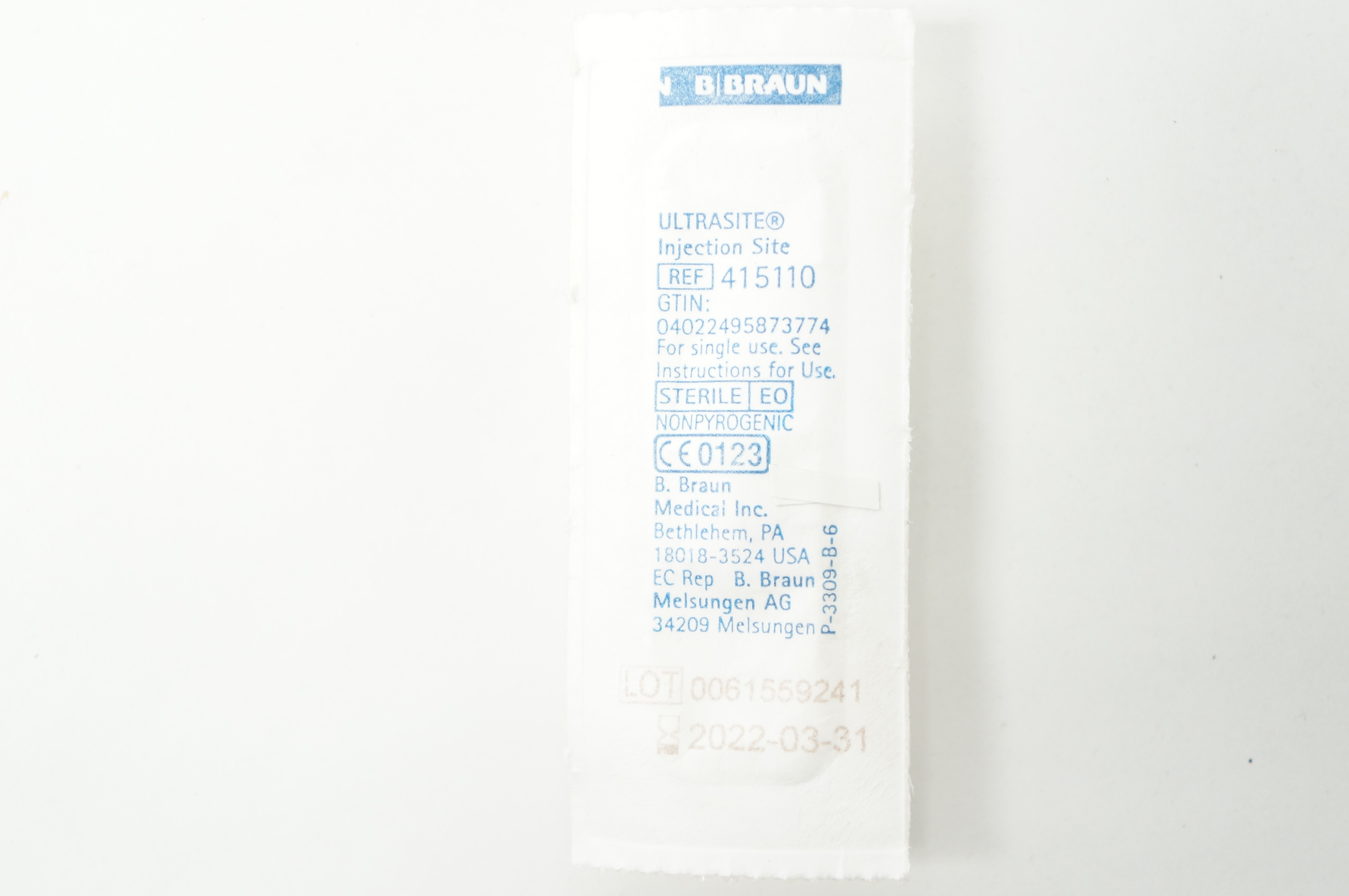 Braun 415110 ULTRASITE Injection Site (x)