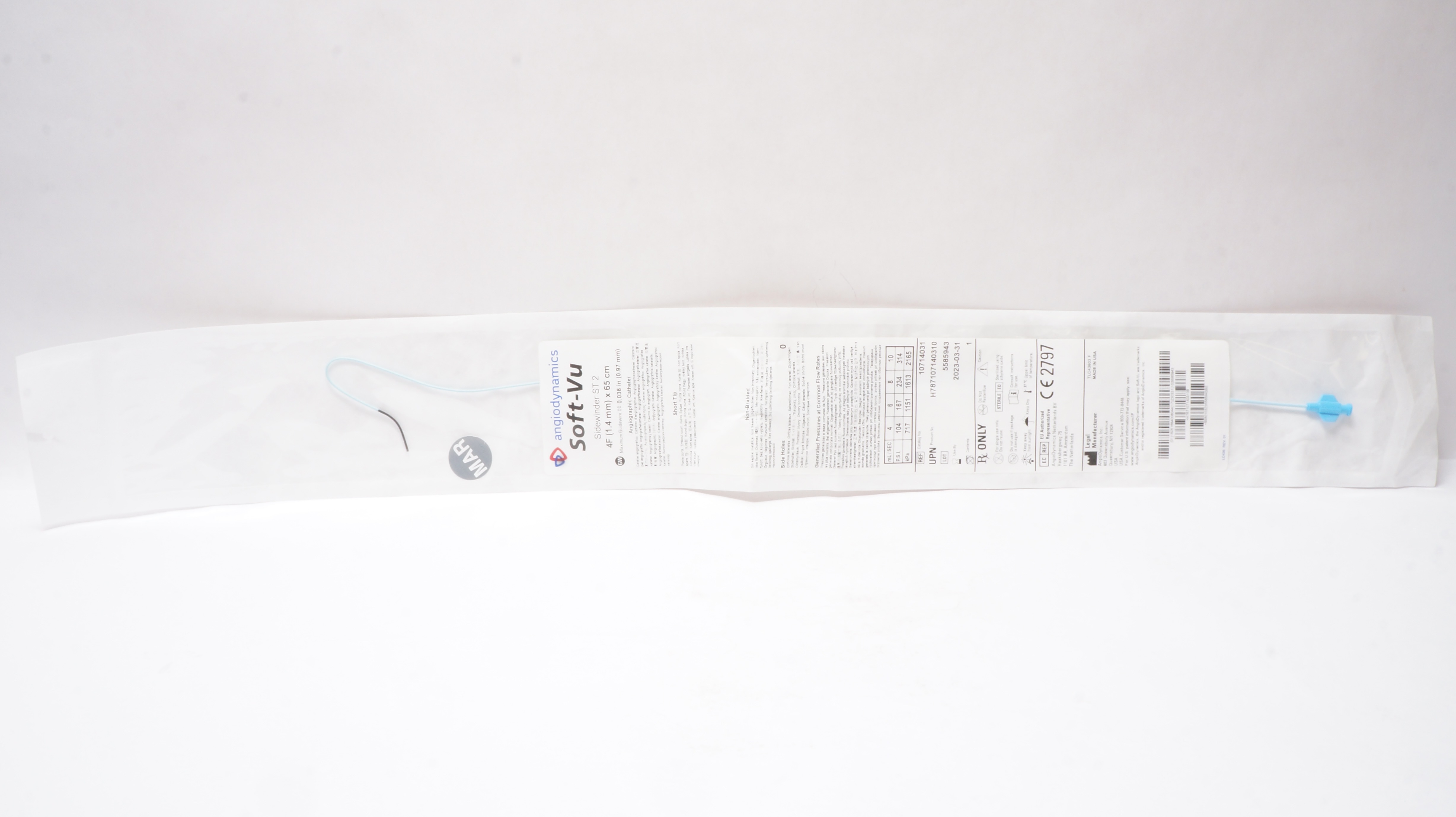 Angiodynamics 10714031 Soft-Vu Sidewinder ST 2 4F x 65cm (x)