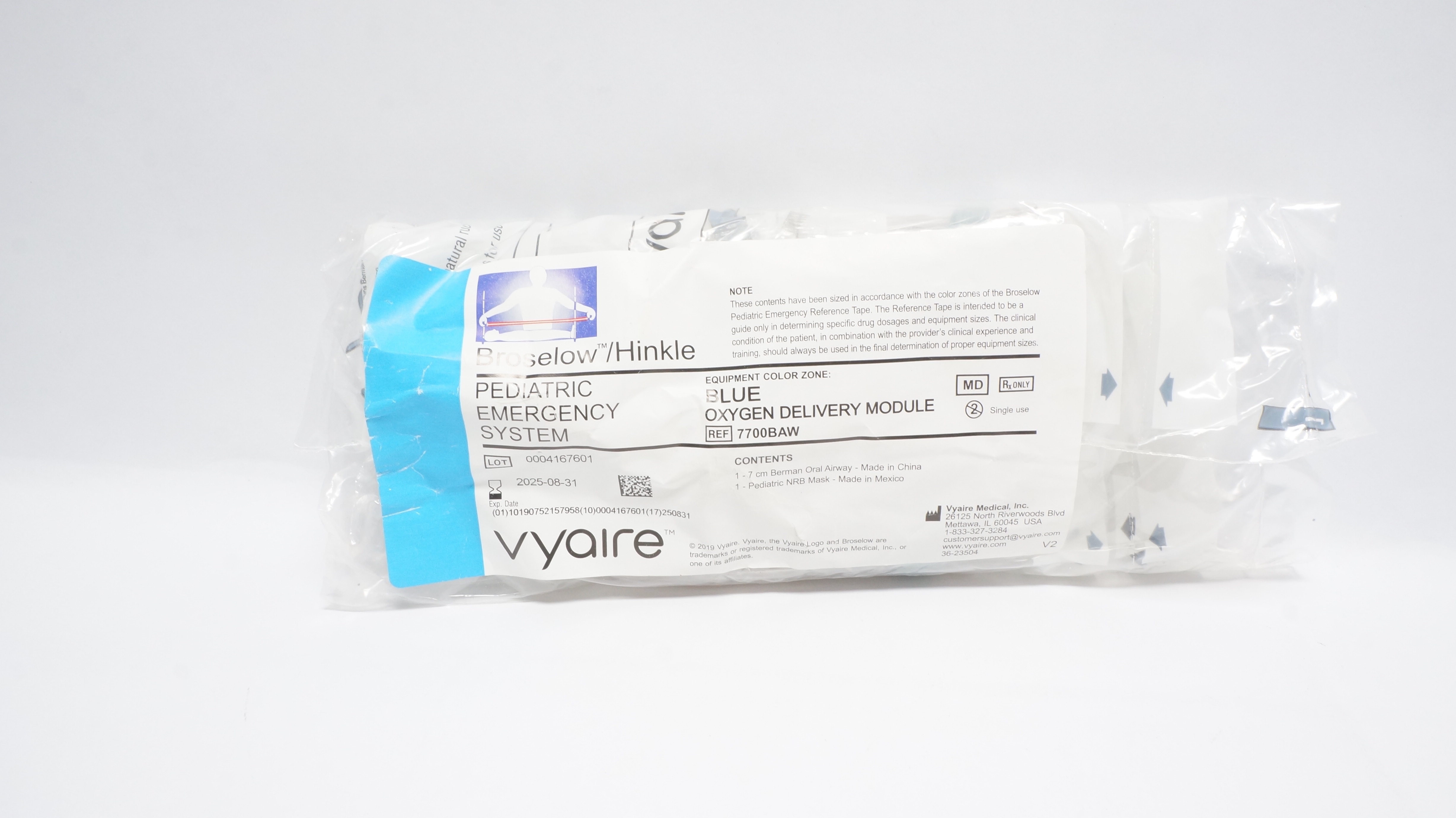 Vyaire 7700BAW Broselow/Hinkle Pediatric Emergency System (x)