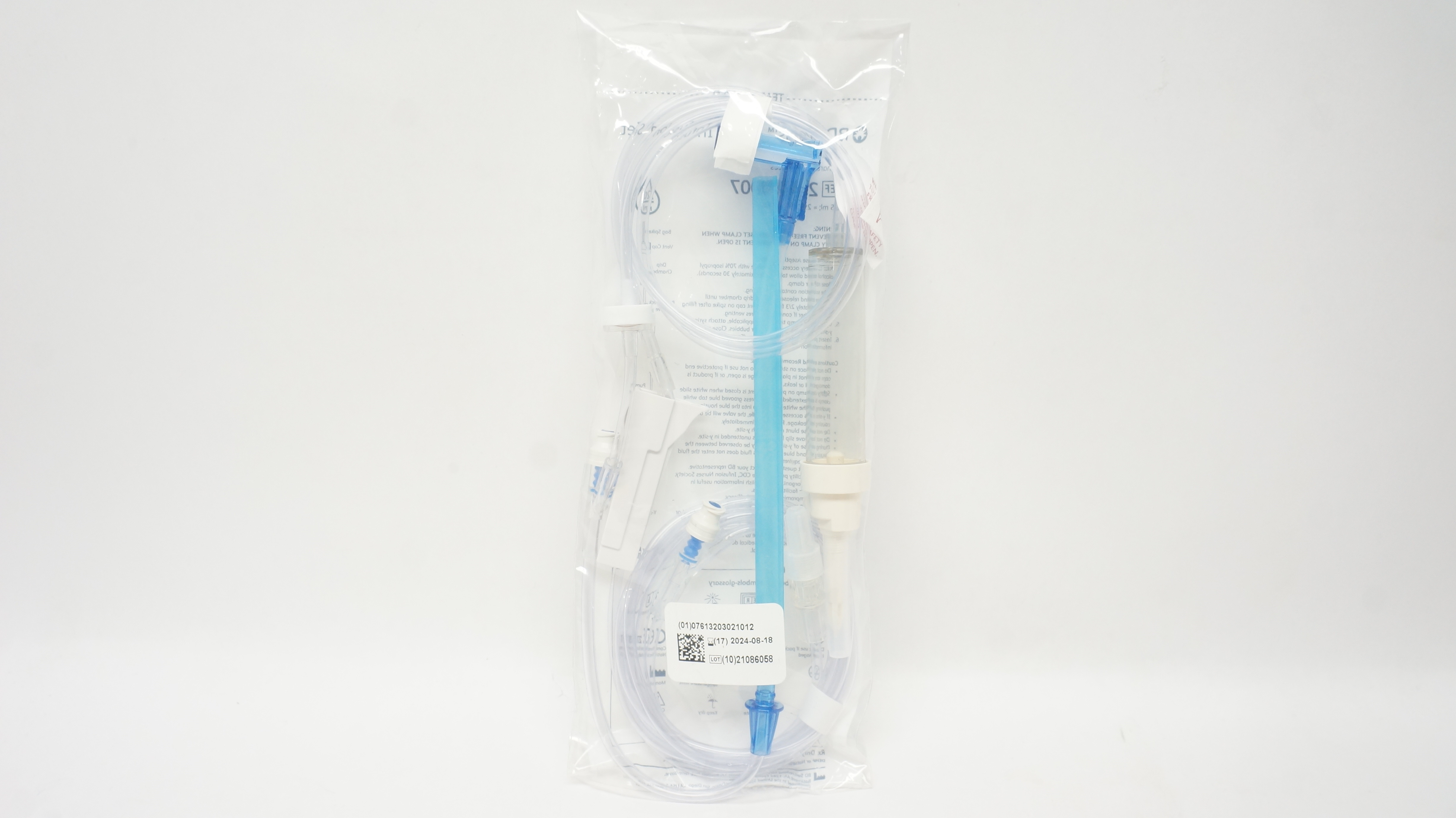 BD 2420-0007 Alaris Pump Infusion Set Back Check Valve 117inch x 25ml 20Drops/mL