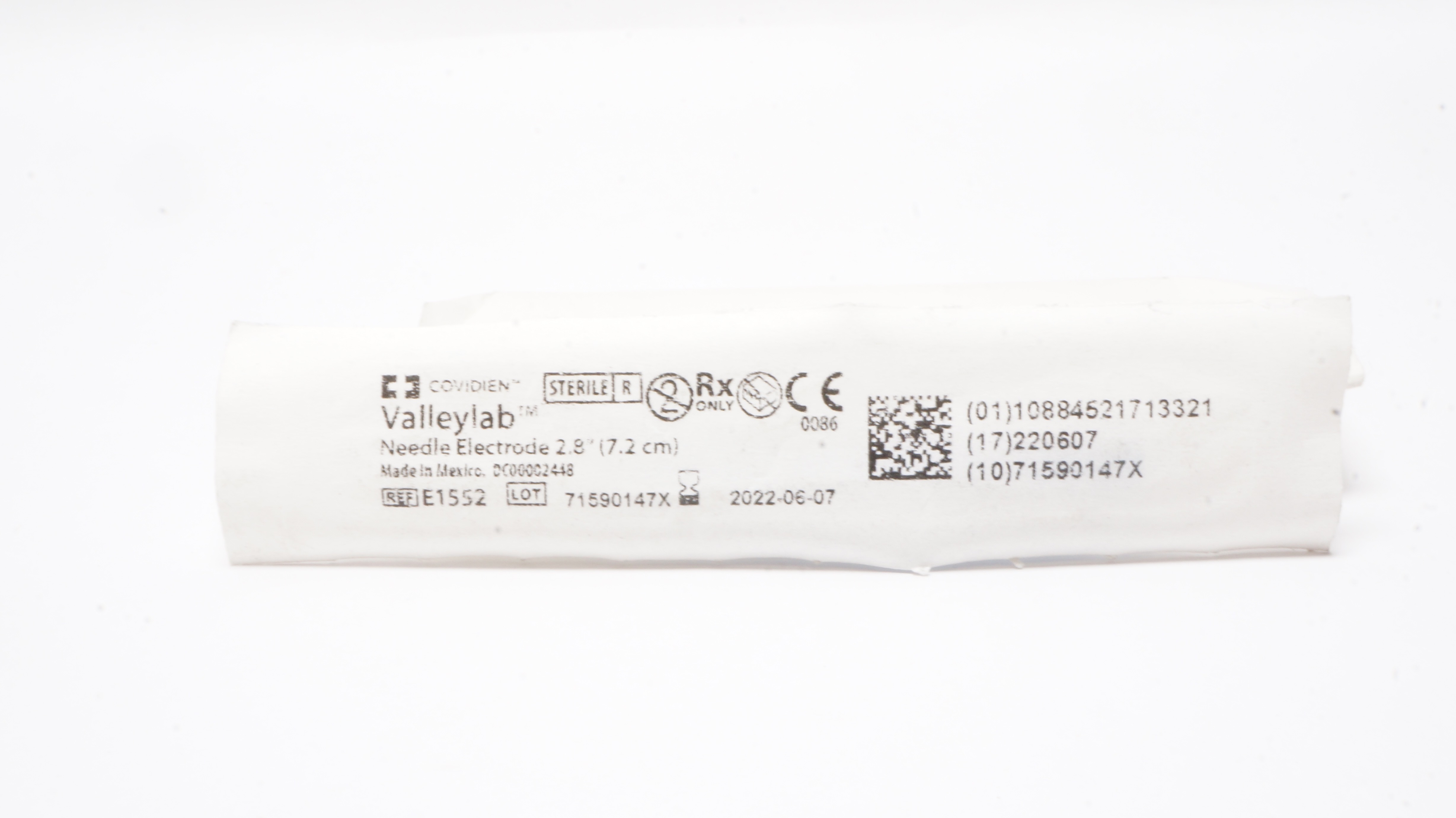 Covidien E1552 Vallyelab Ndle. Electrode 2.8inch (x)