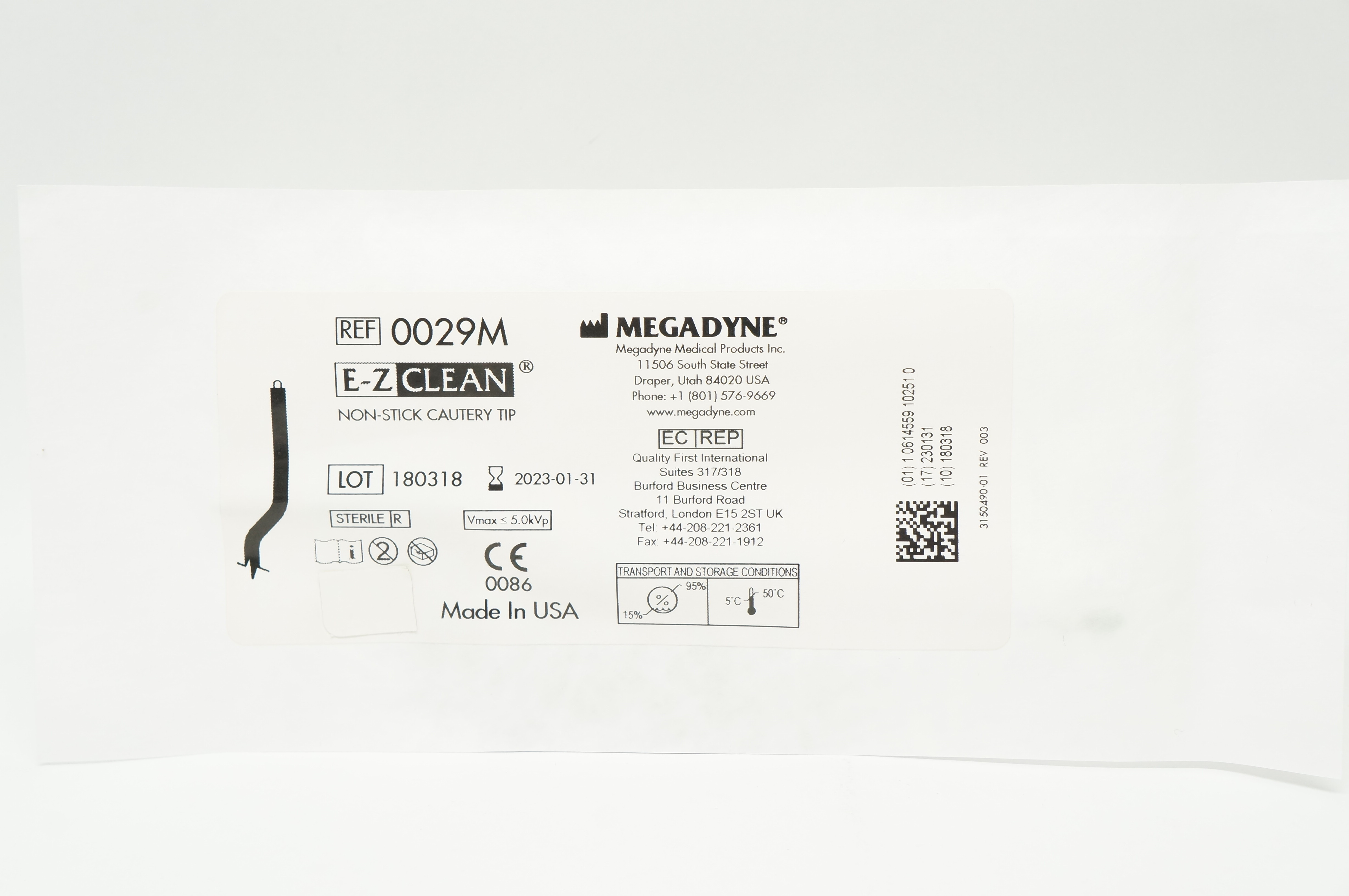 Megadyne 0029M E-Z Clean Non-Stick Cautery Tip
