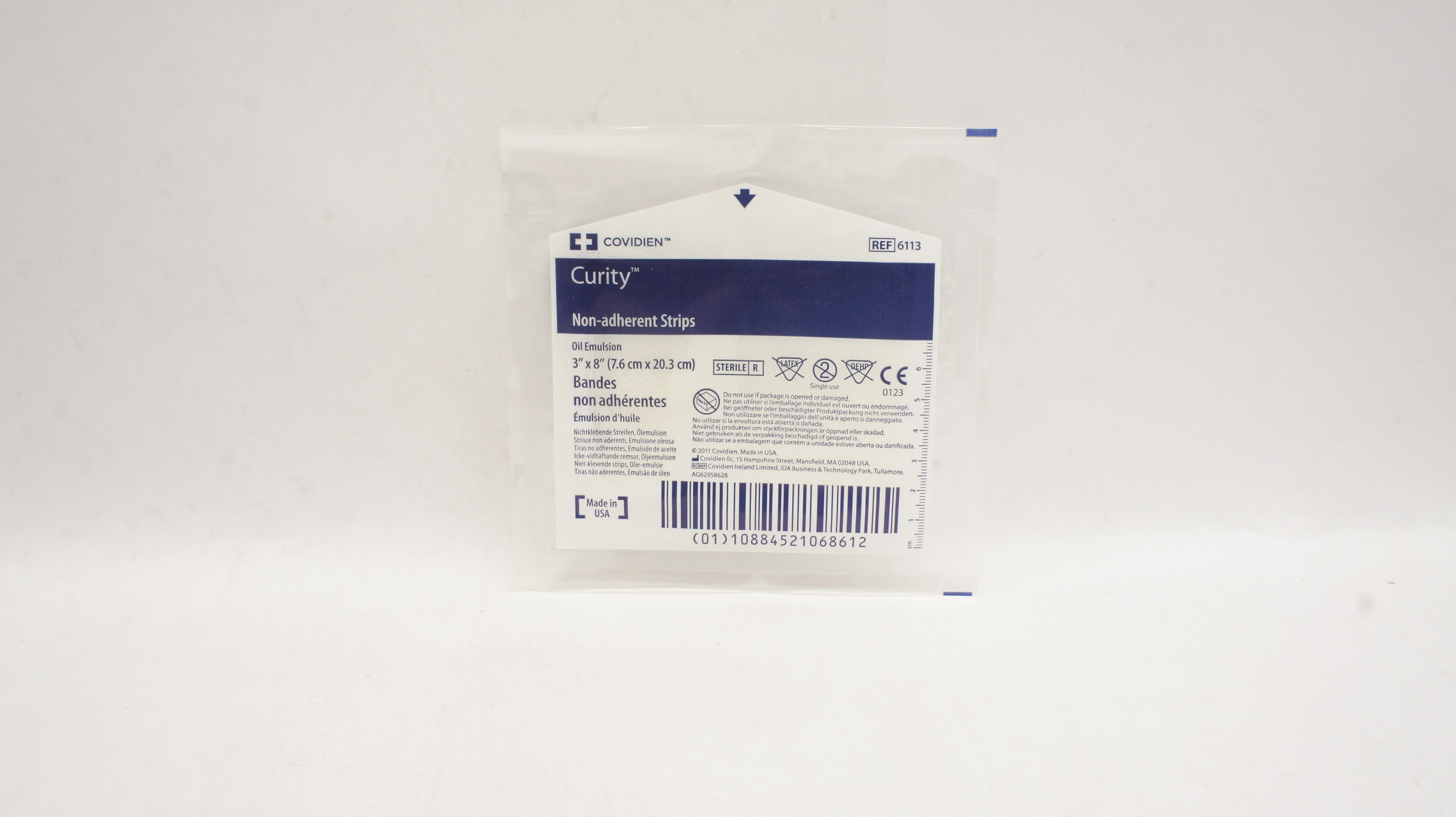 Covidien 6113 Curity Non-Adherent Strips 3inch x 8inch (x)