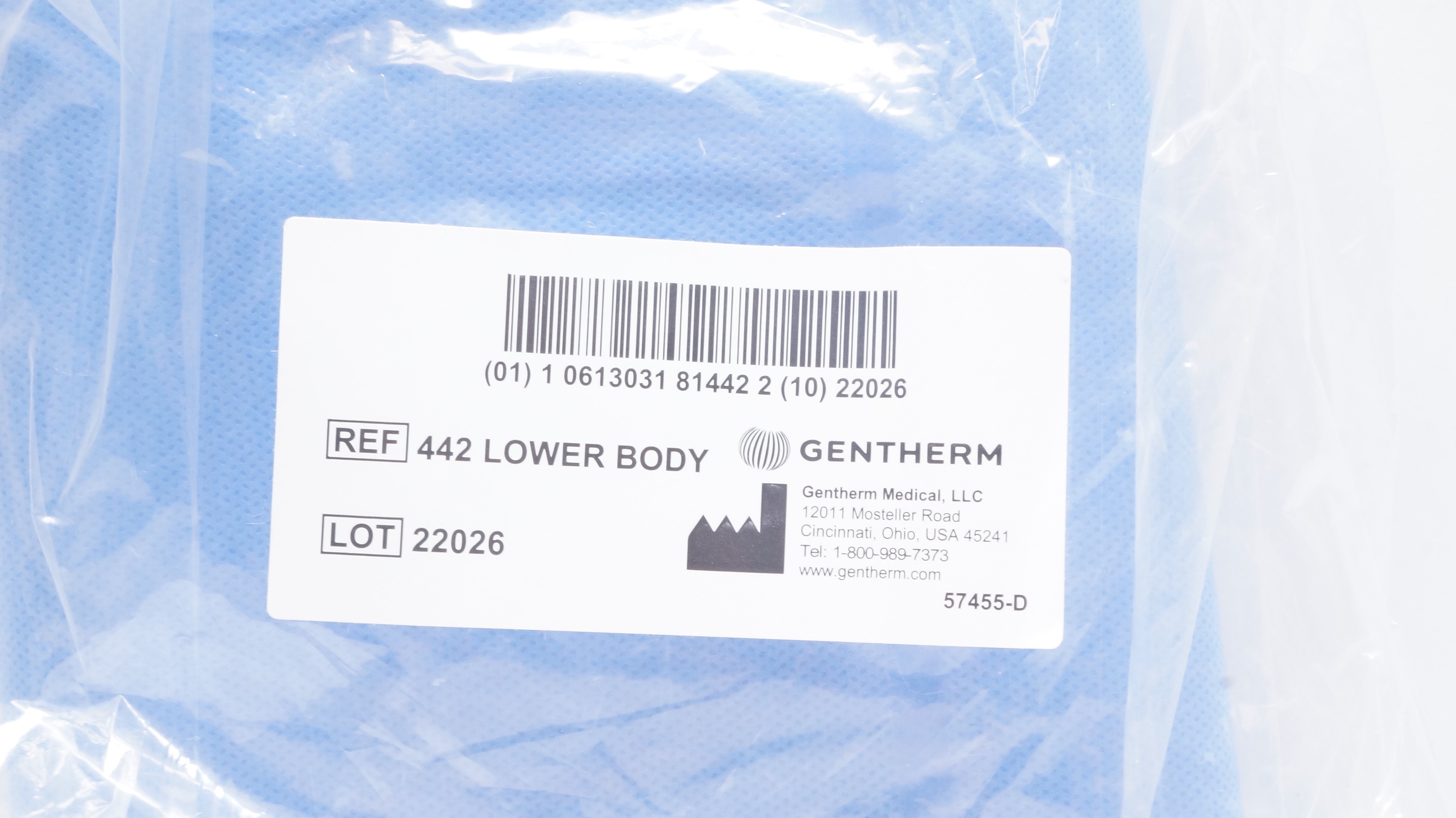 Gentherm Medical 442 Lower Body Warming Blanket 53inch x 40inch
