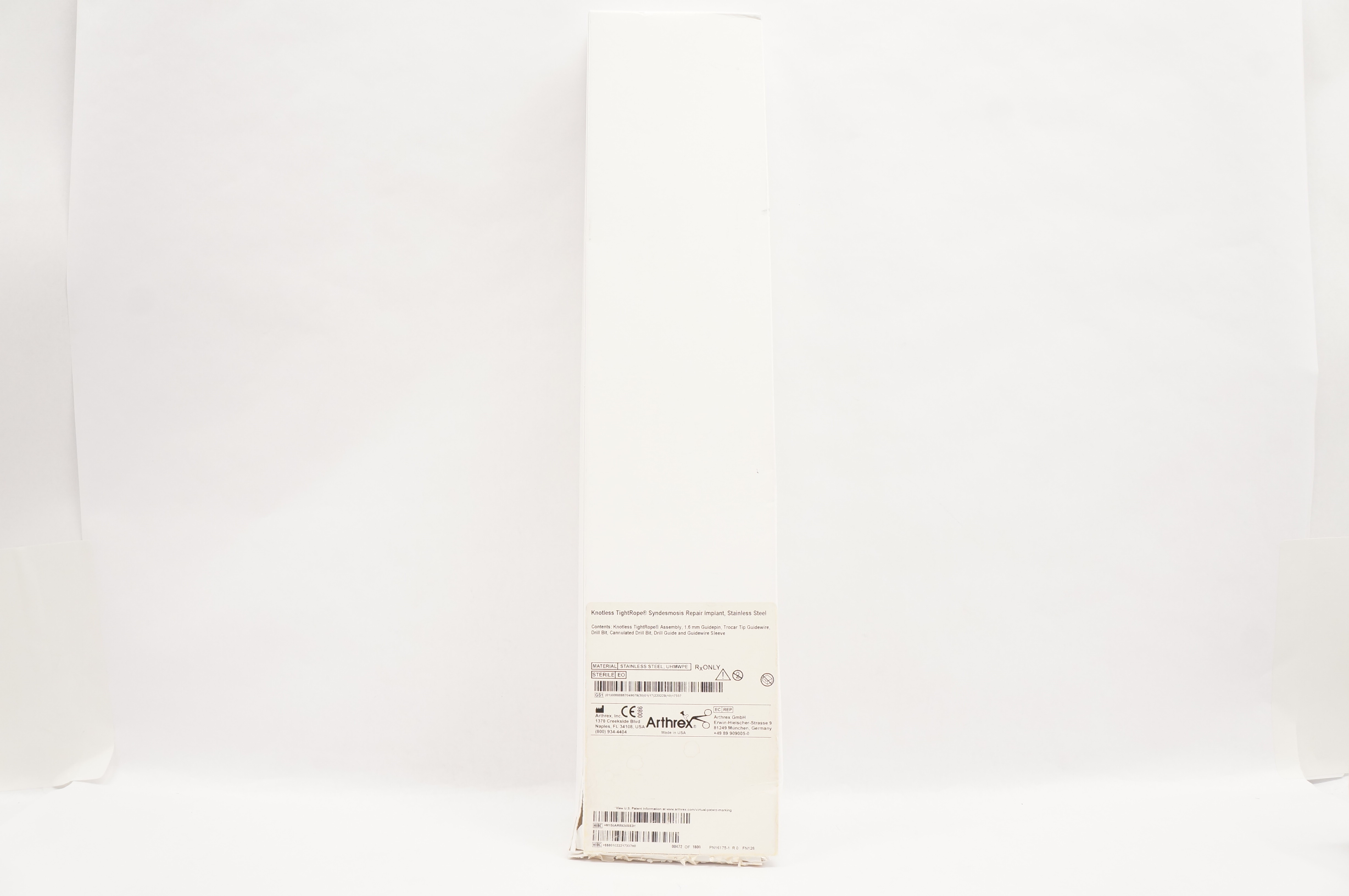 Arthrex AR-8926SS Knotless TightRope Syndesmosis Repair Implant SS (x)