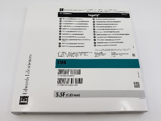 Edwards Lifesciences 12TLW805F35 Fogarty Thru-Lumen Embolectomy Cath 5.5F (x)