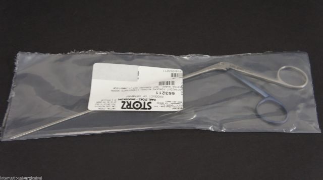 Karl Storz 663211 Straight Forceps Oval Fenestratd Spoon 1.5mm x 18cm