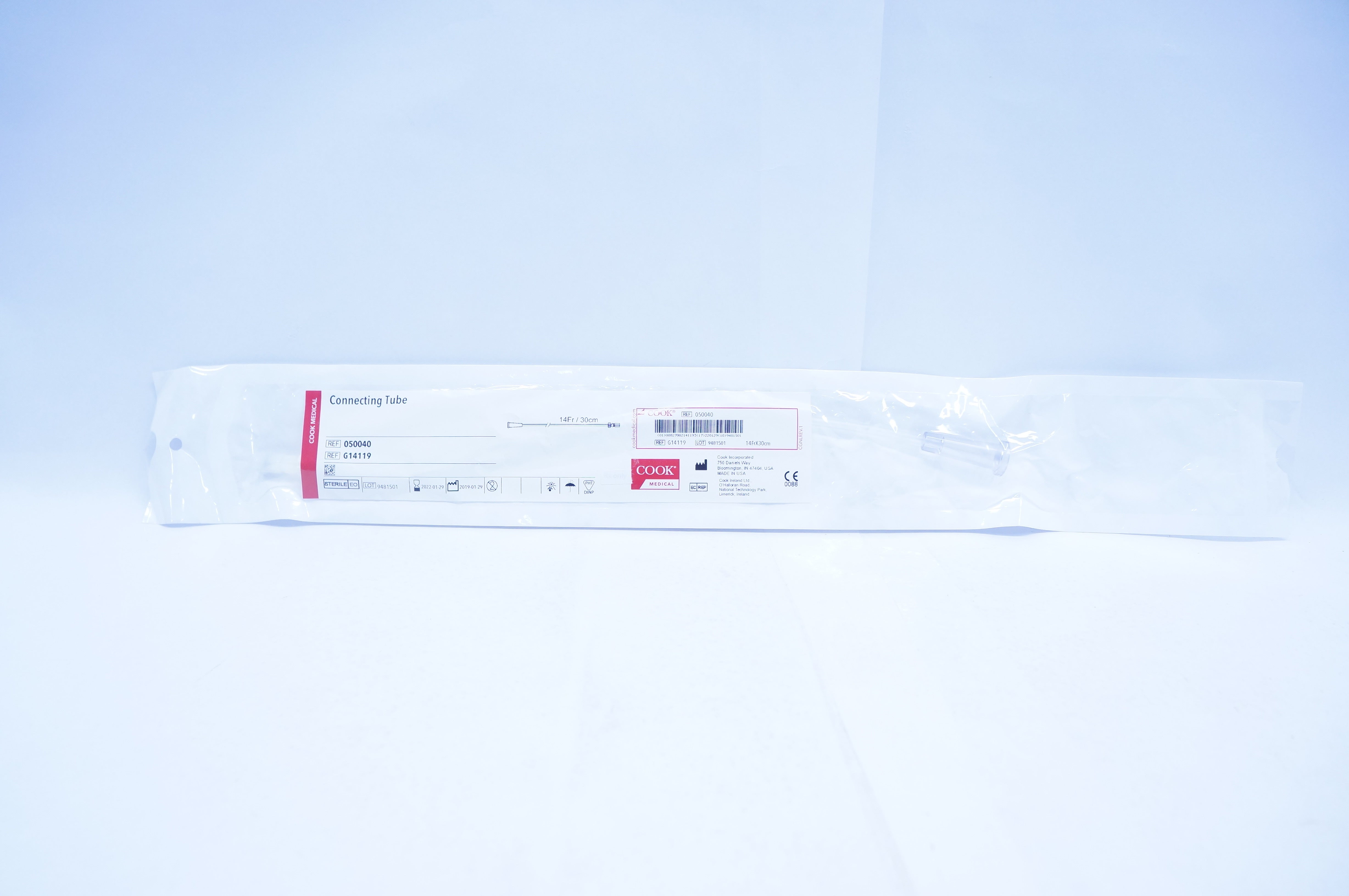 Cook Medical 050040 Connecting Tube 14Fr. x 30cm
