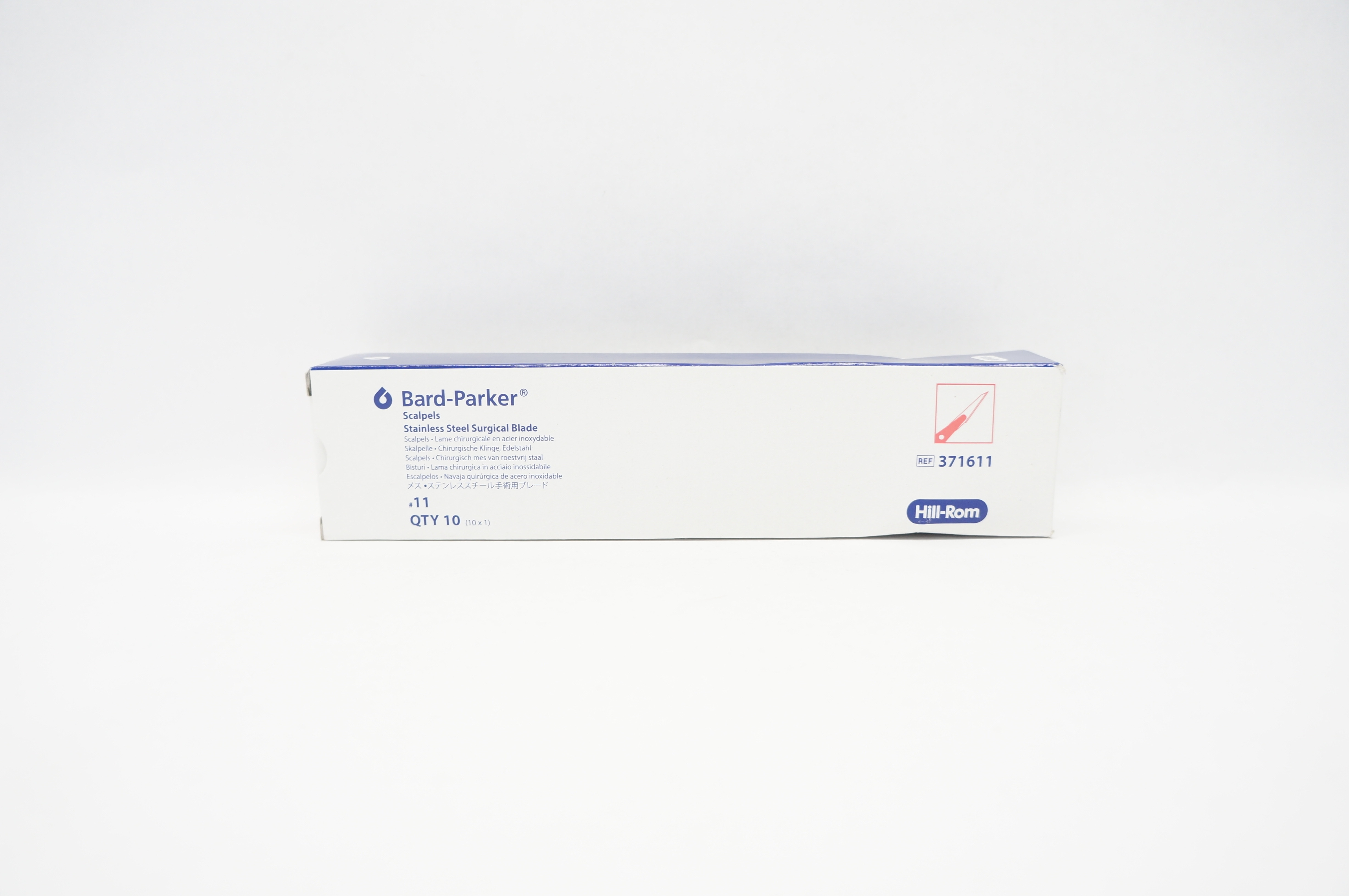 Aspen Surgical 371611 Stainless Steel Surgical Blade Scalpel # 11 - Box of 10