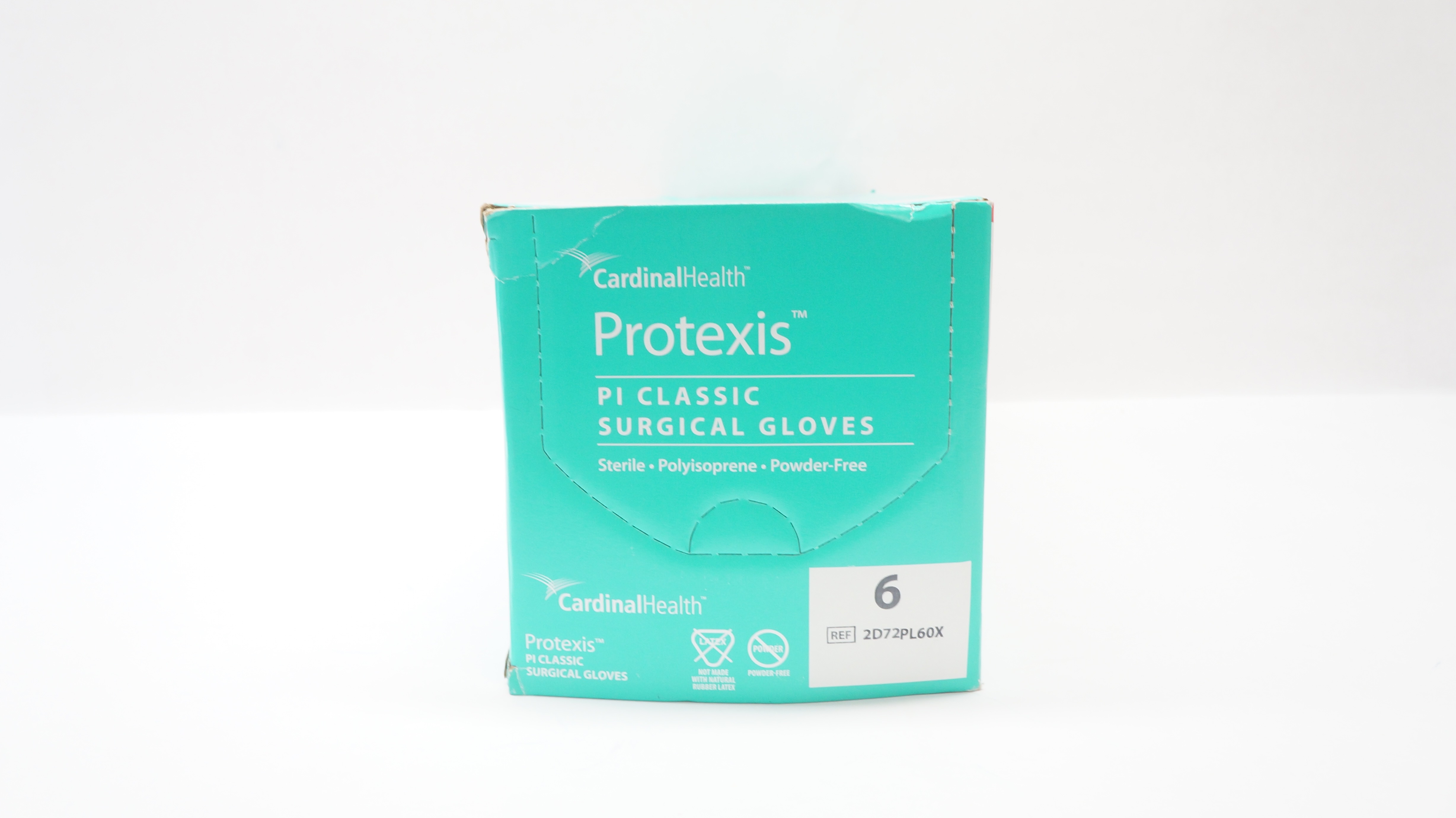 Cardinal Health 2D72PL60X Protexis PI Classic Surgical Gloves, 6 - Box of 50