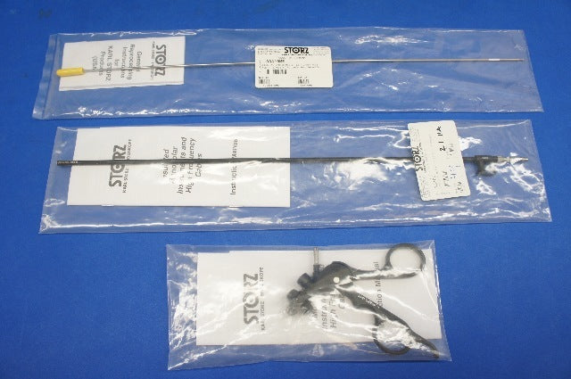 Karl Storz 33421ME Click Line MANHES Grasping Forceps, Size 5 mm, Length 43 cm